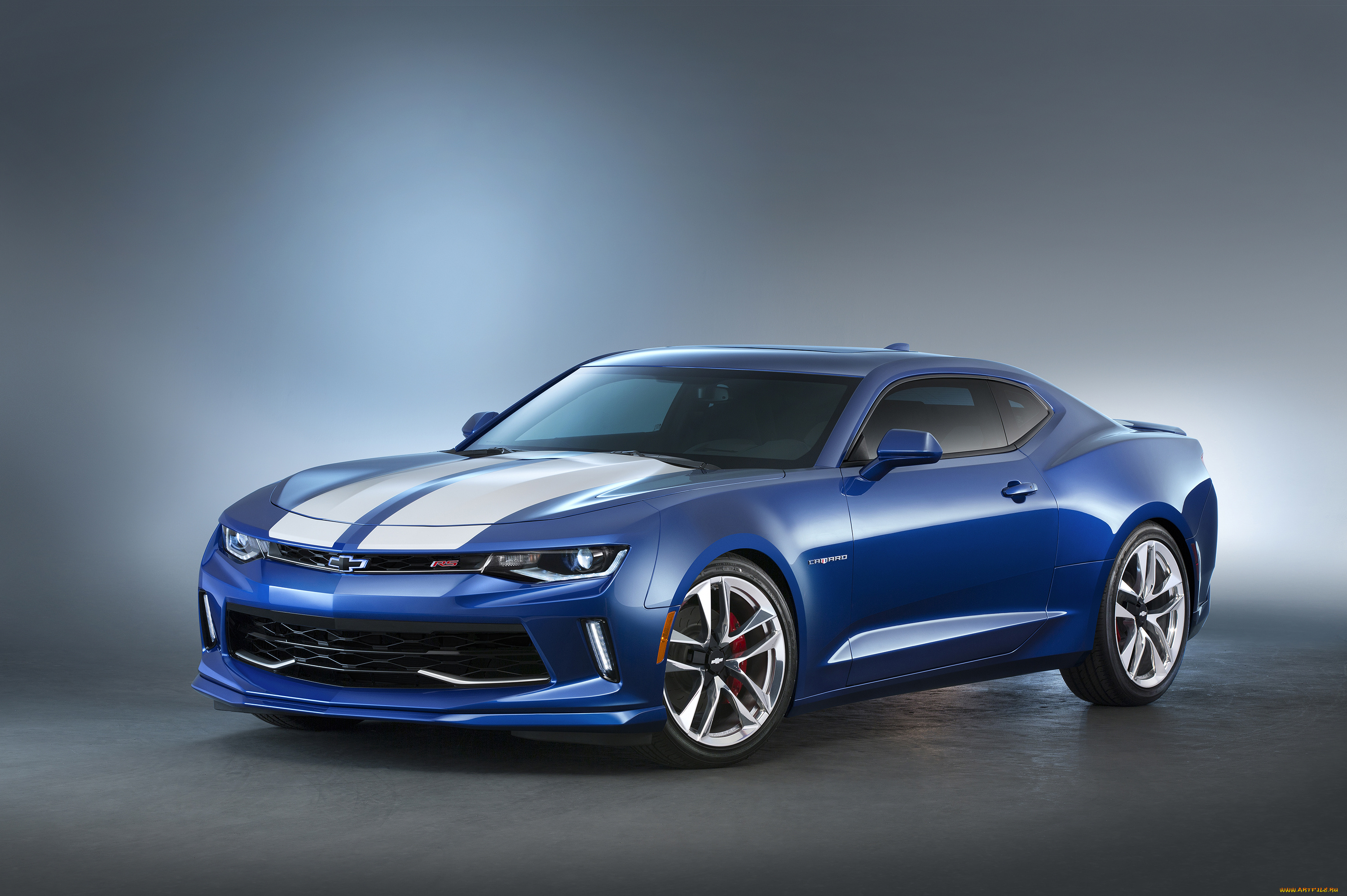 автомобили, camaro, 2015г, concept, chevrolet, hyper, синий