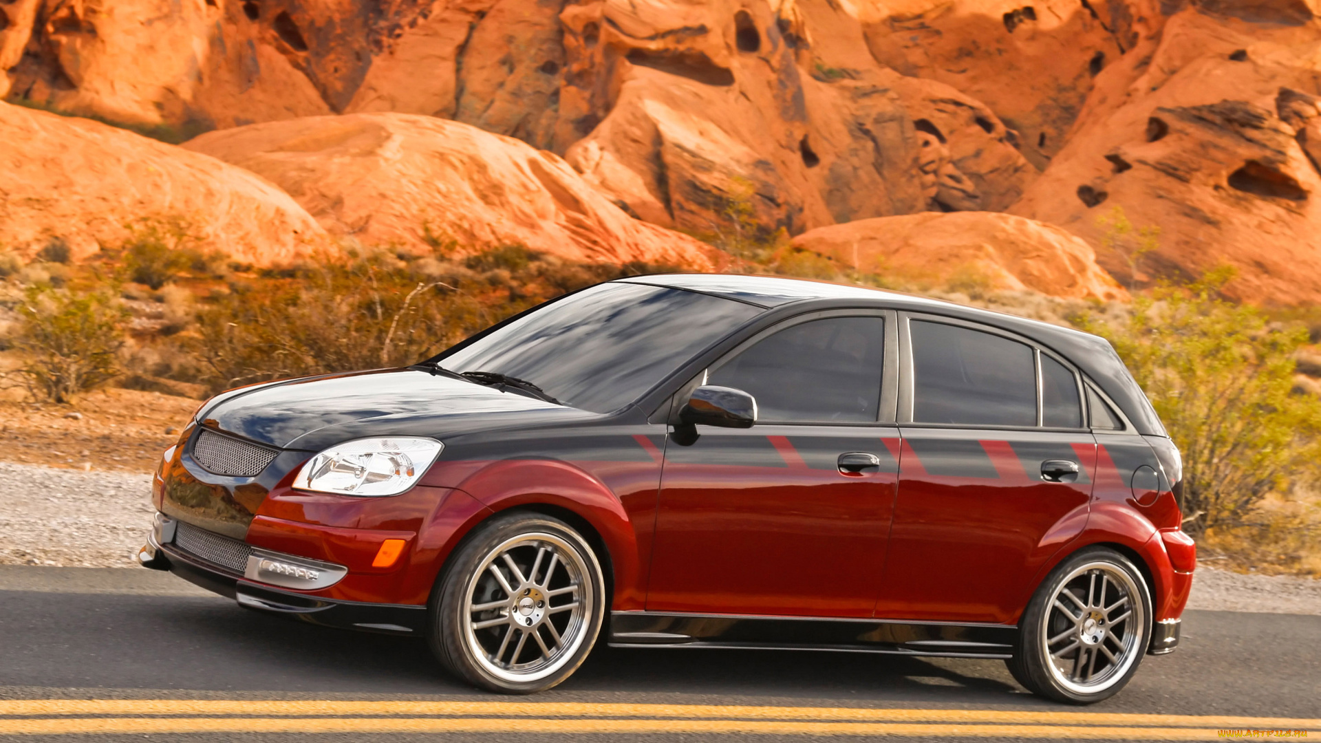 kia, rio5, sema, concept, 2008, автомобили, kia, 2008, sema, concept, rio5