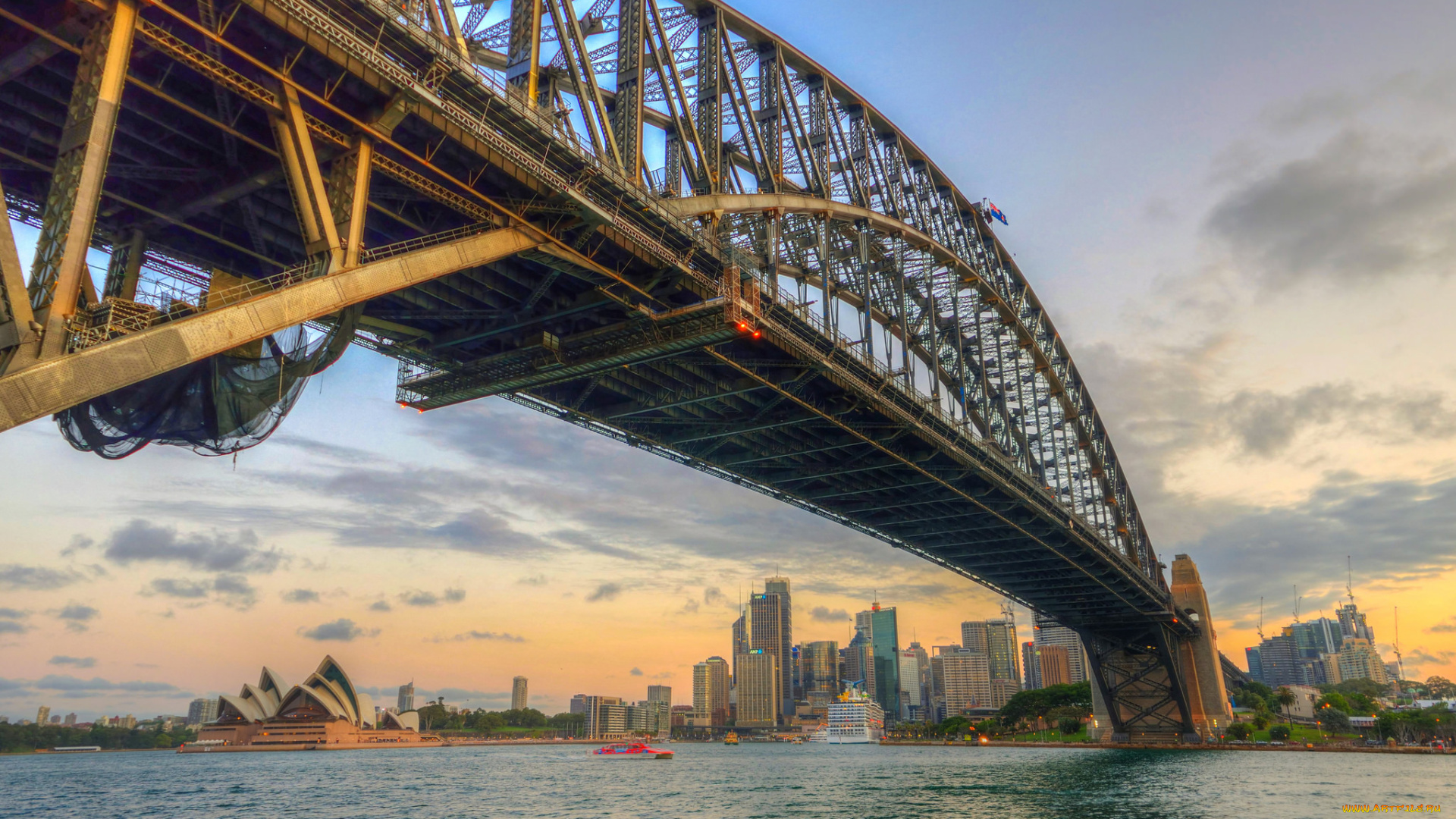 sydney, , nsw, , australia, города, сидней, , австралия, мост, бухта