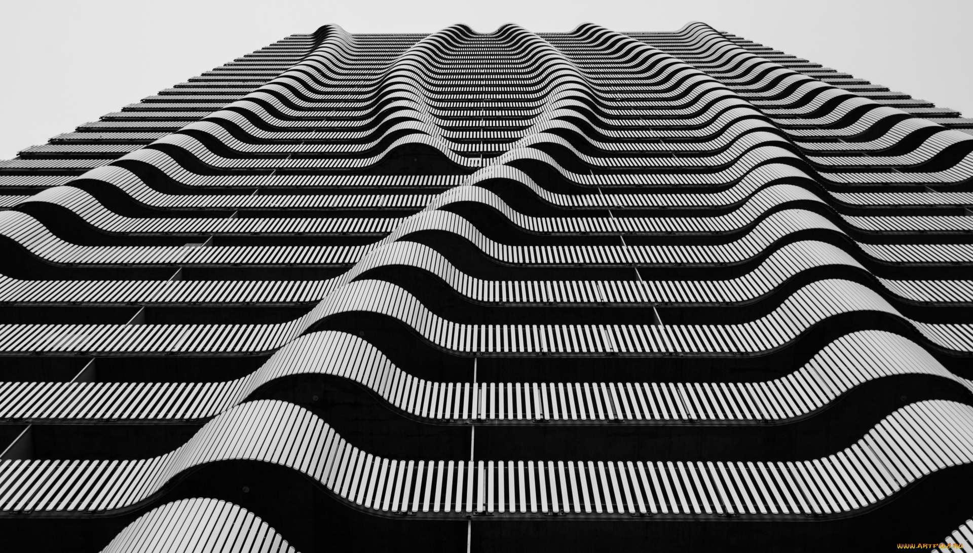 города, -, здания, , дома, здание, дом, австрия, вена, волна