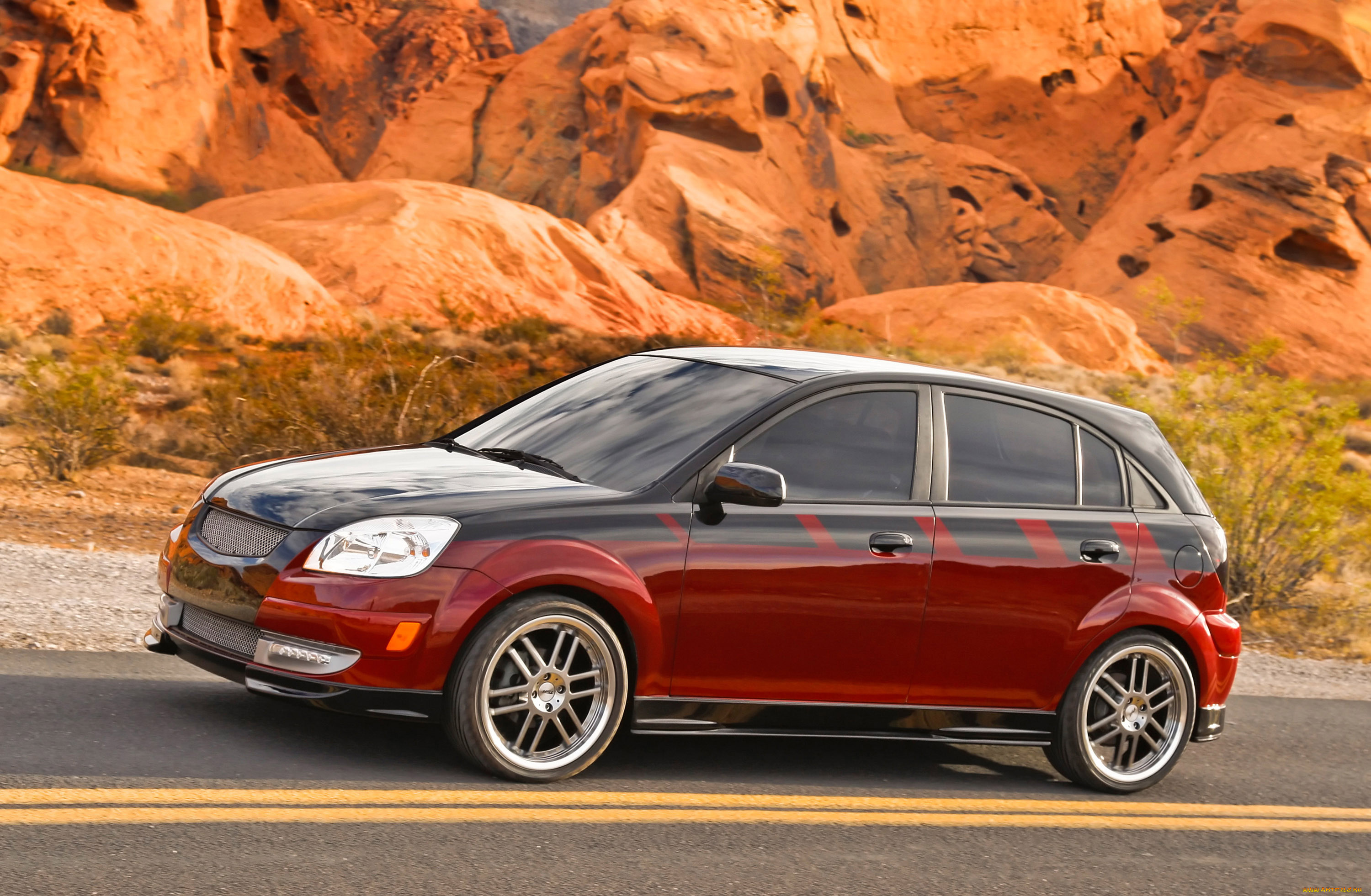 kia, rio5, sema, concept, 2008, автомобили, kia, 2008, sema, concept, rio5