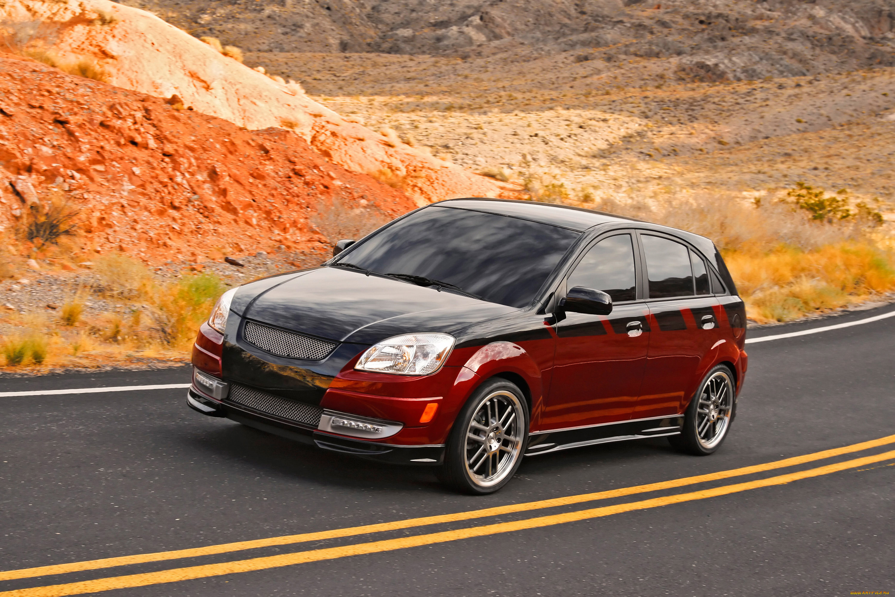 kia, rio5, sema, concept, 2008, автомобили, kia, 2008, rio5, concept, sema