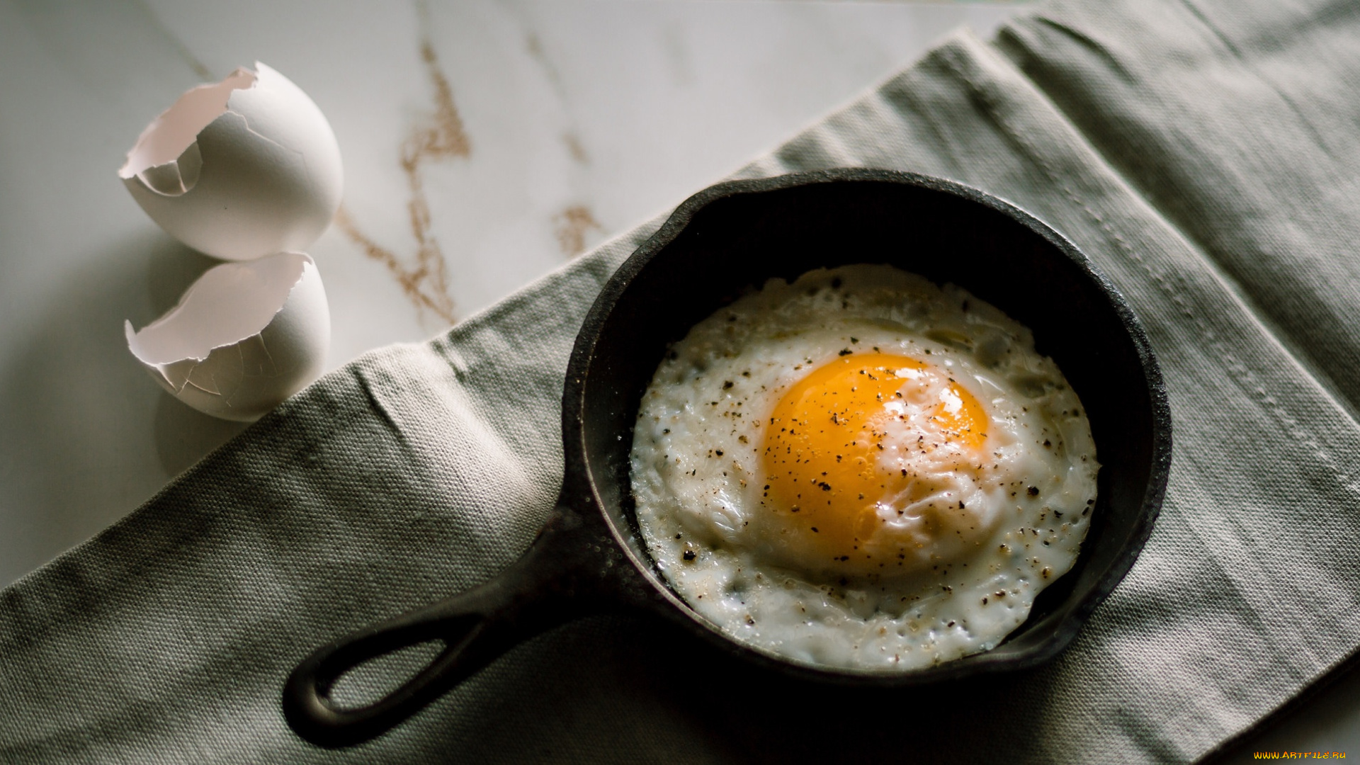 еда, Яичные, блюда, сковорода