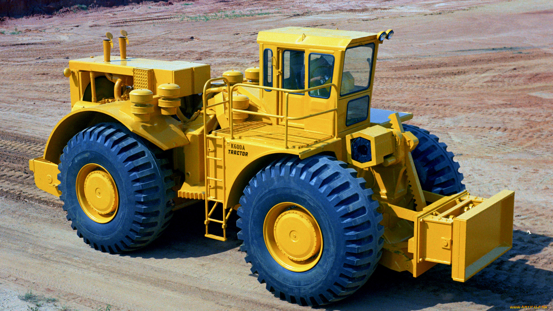 letourneau, model, k-600-a, tractor, техника, тракторы, k-600