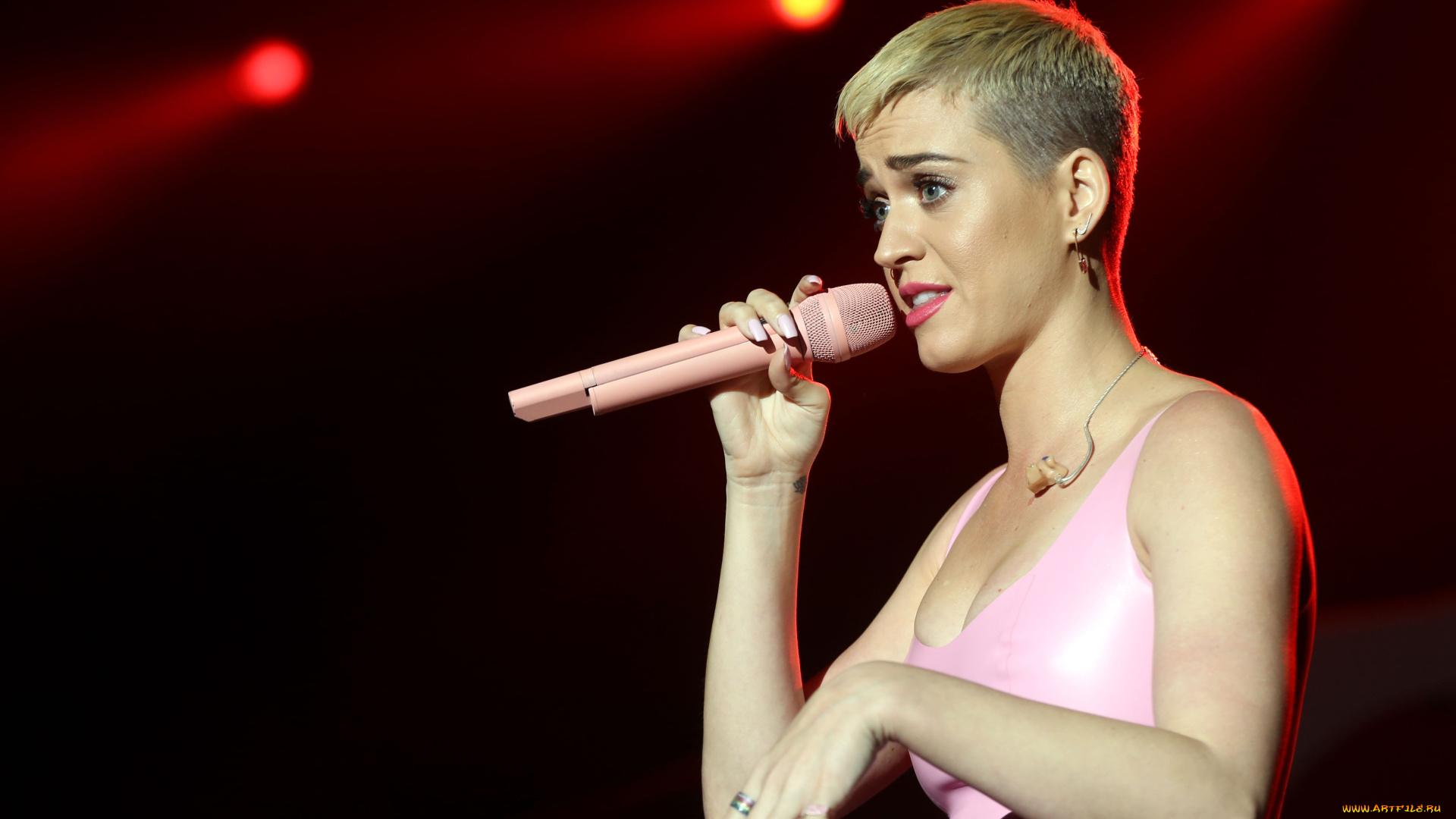 музыка, katy, perry, концерт, блондинка, микрофон, певица, кети, пэрри