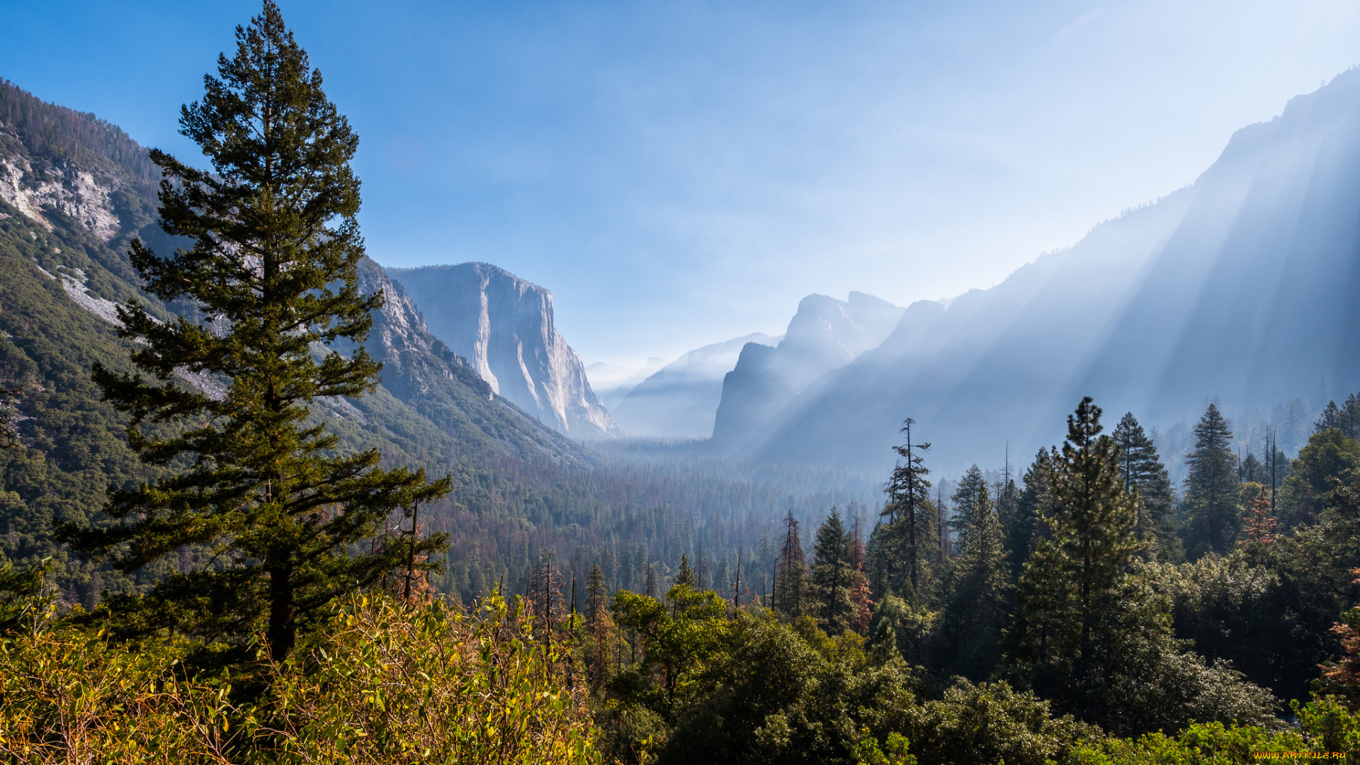 природа, горы, простор