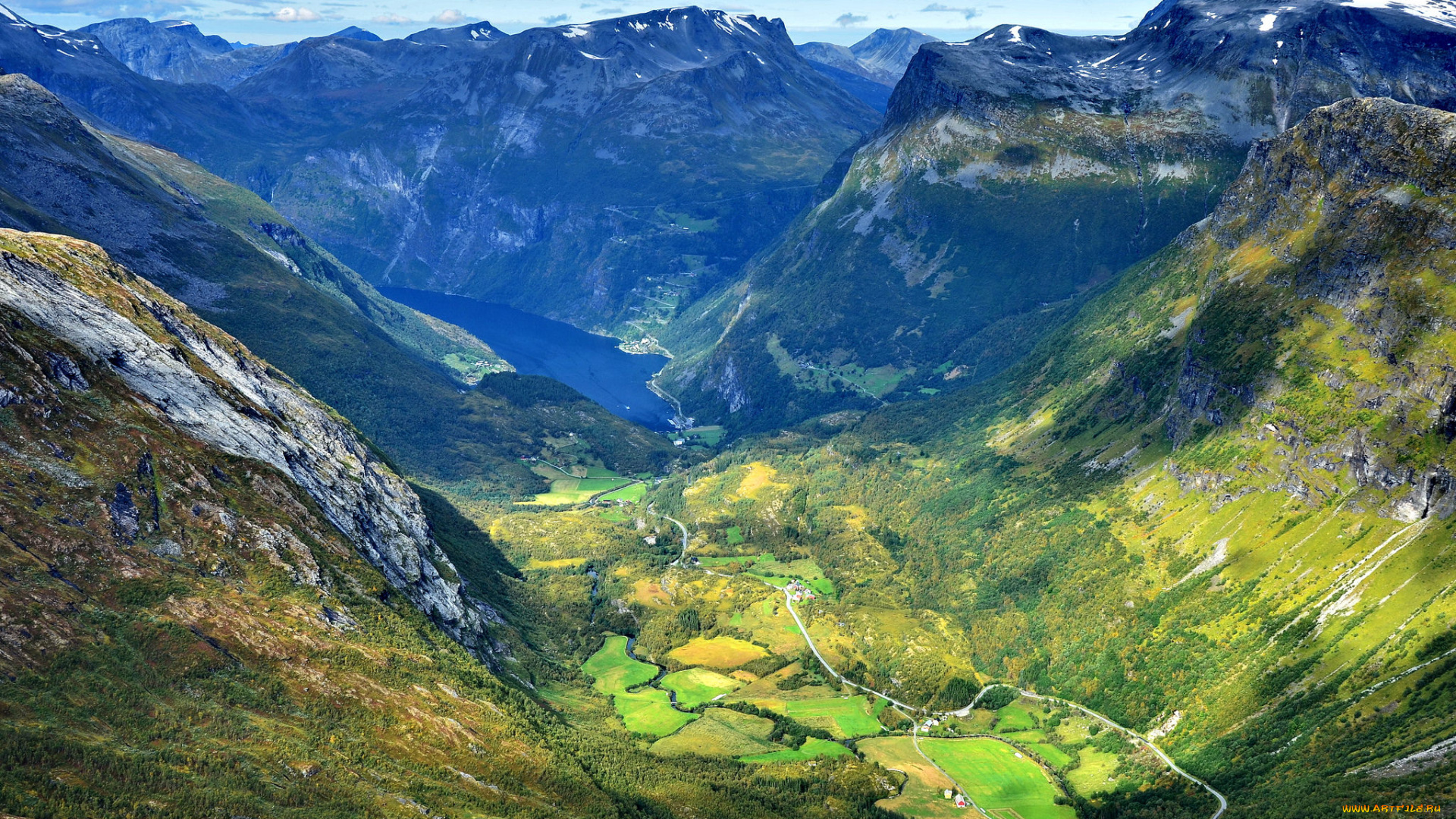 природа, горы, простор