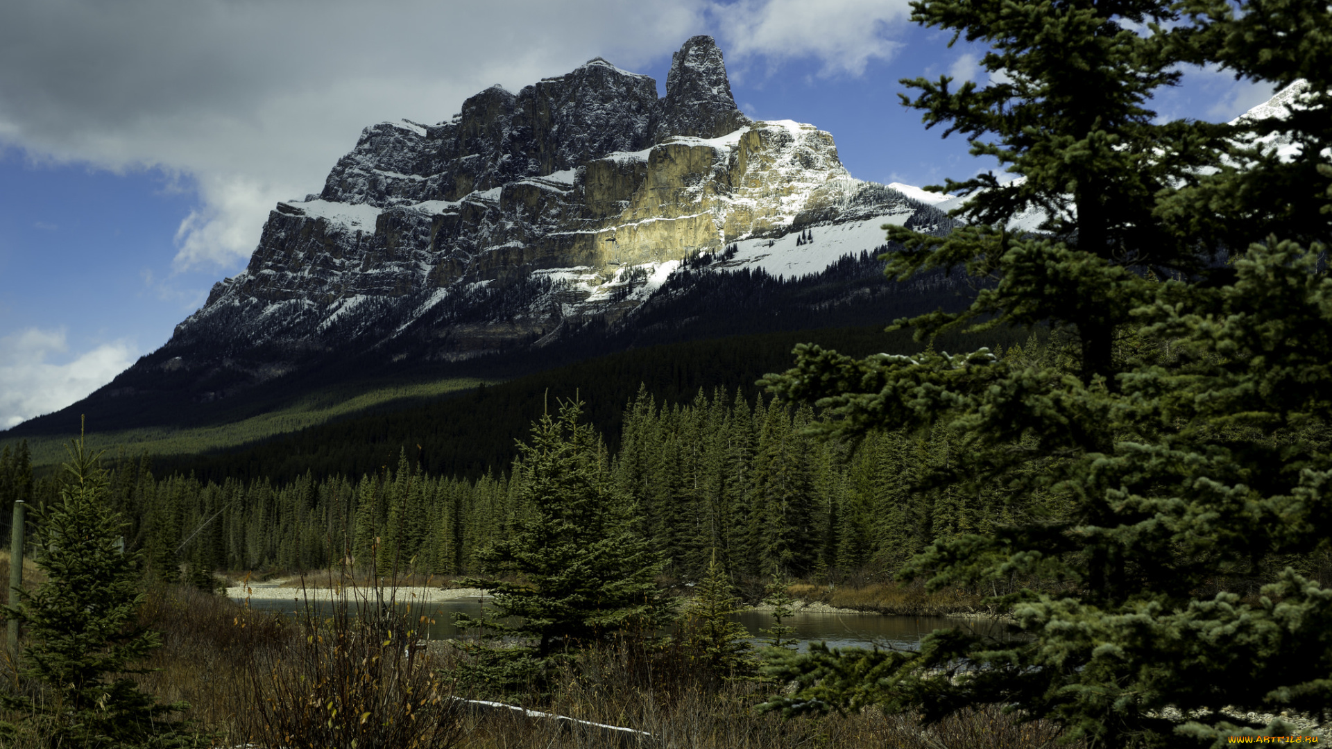 природа, горы, простор