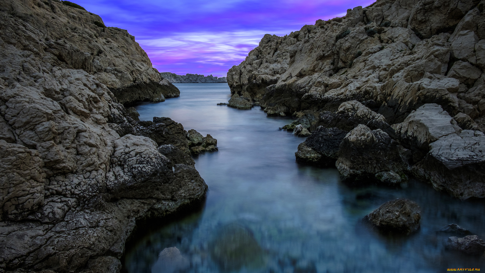 природа, побережье, простор