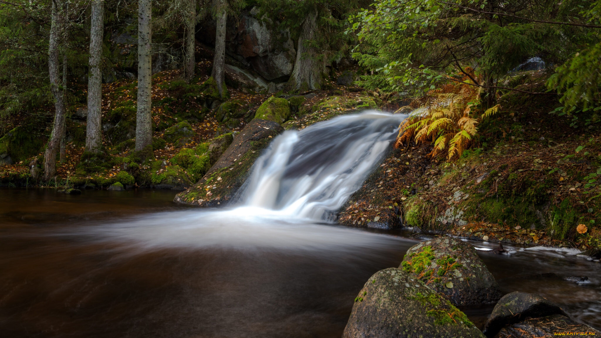 природа, водопады, простор