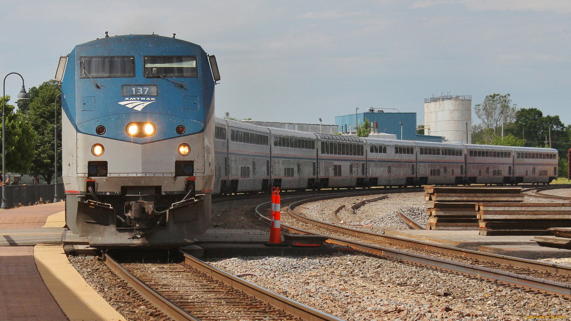 техника, поезда, локомотив, состав