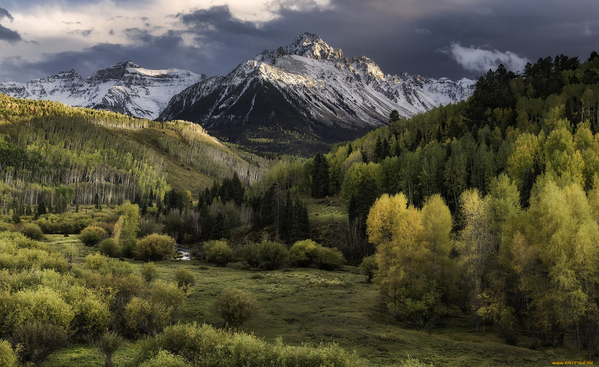 природа, горы, простор