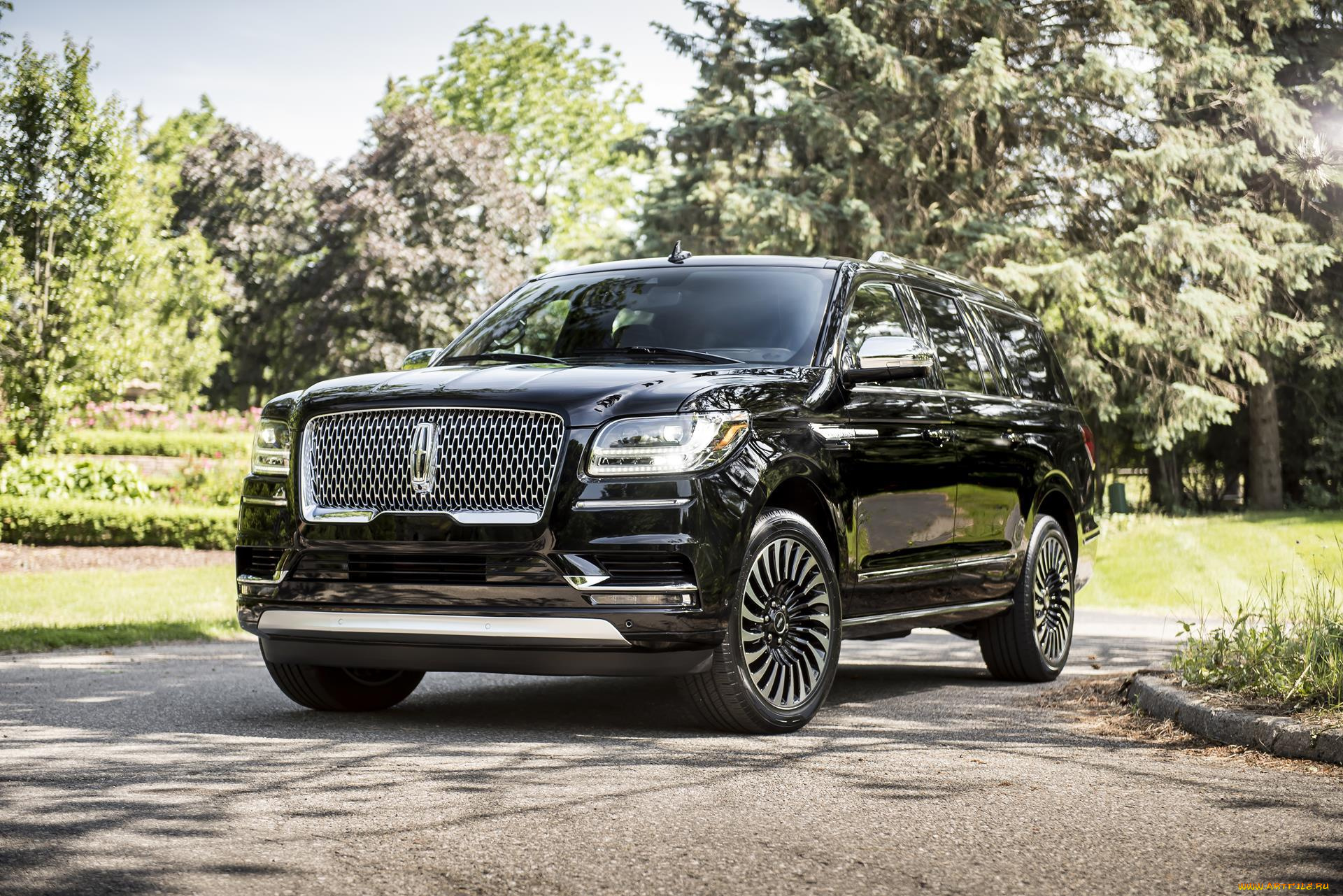 lincoln, navigator, 2018, автомобили, lincoln, navigator, 2018, чёрный, внедорожник