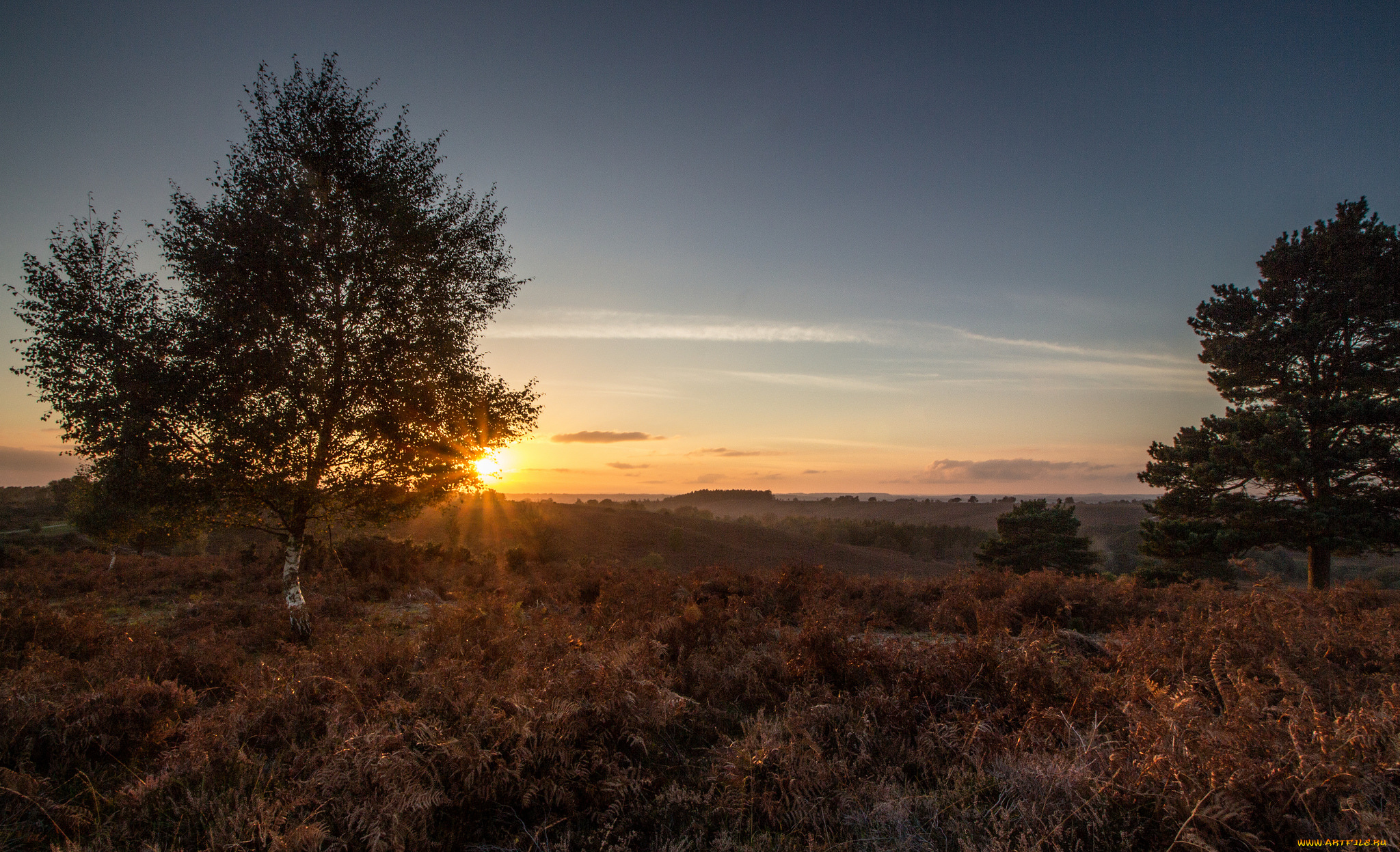 природа, восходы, закаты, простор