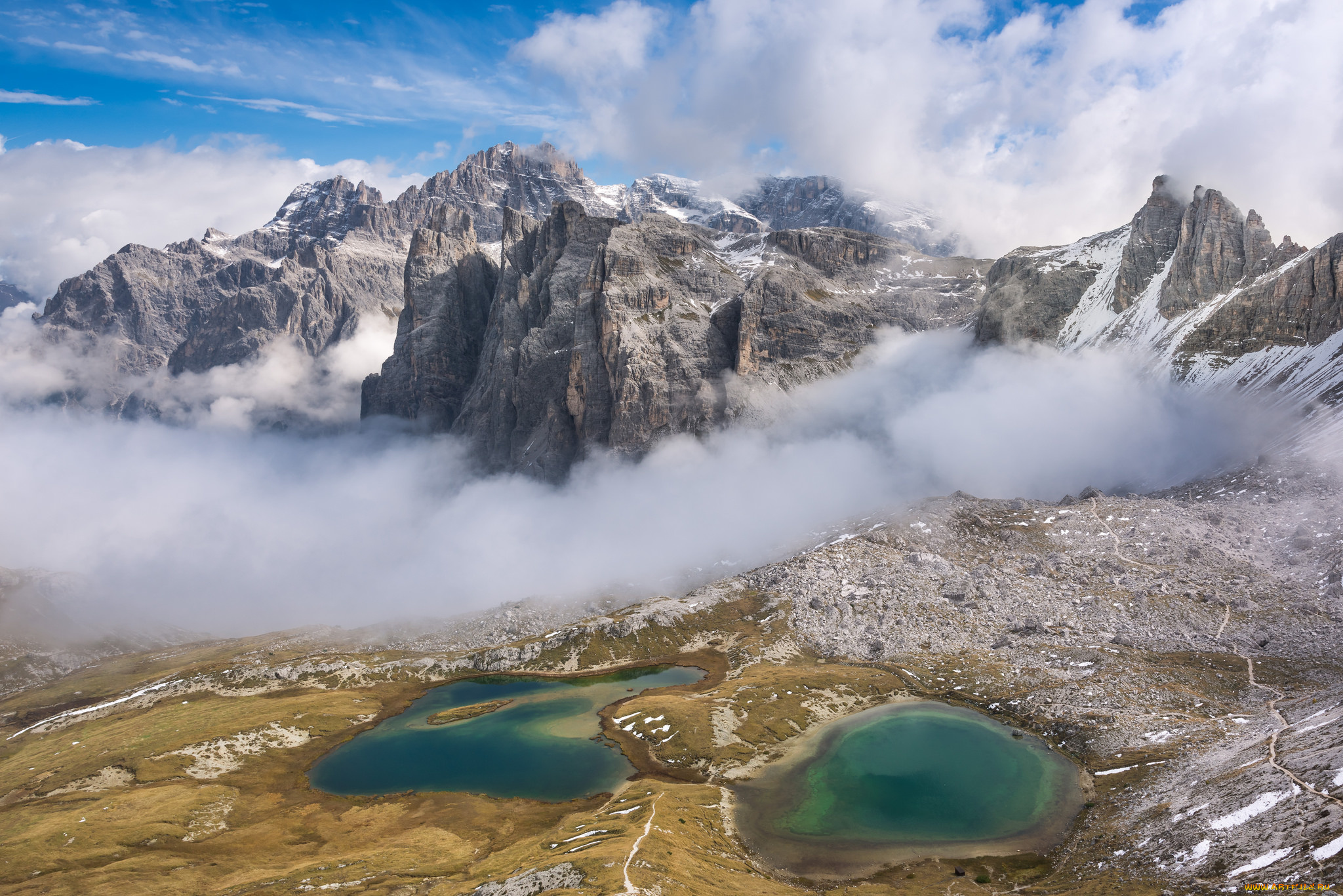 природа, горы, простор