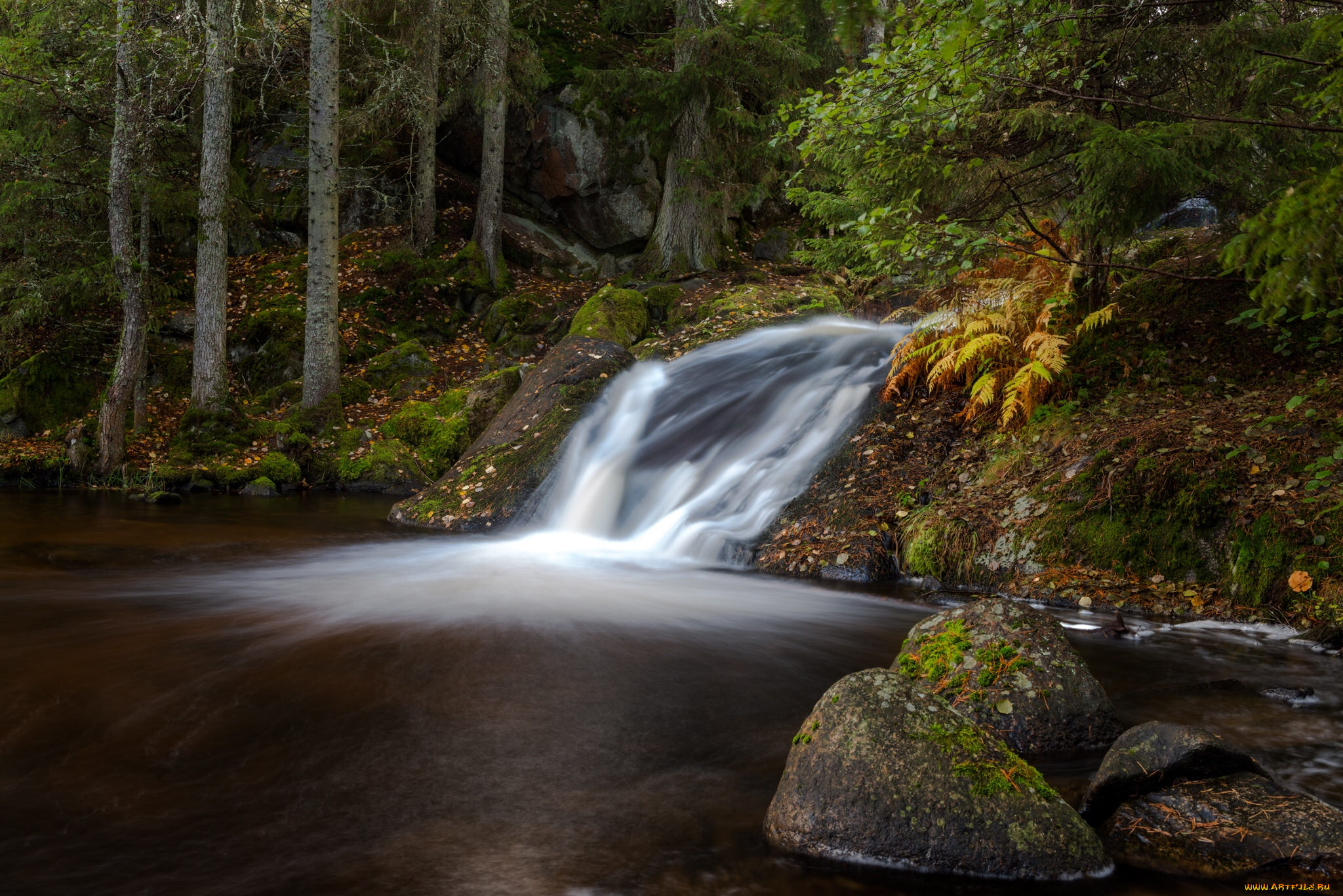 природа, водопады, простор