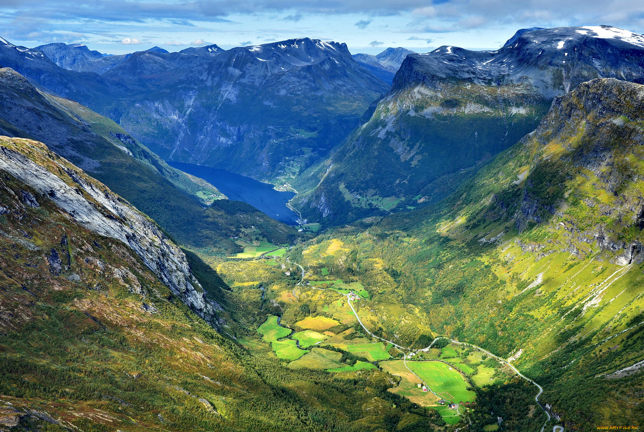 природа, горы, простор