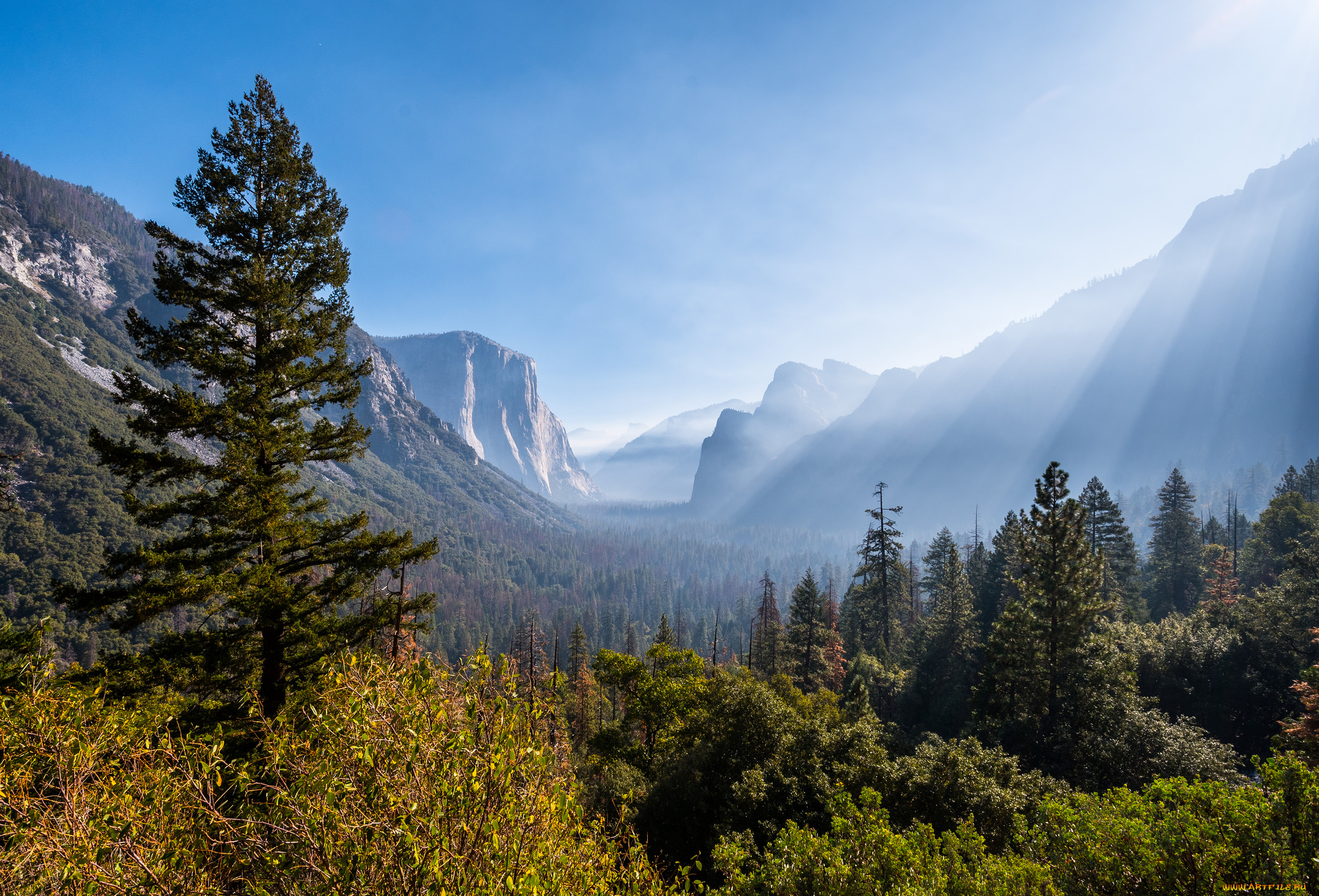 природа, горы, простор