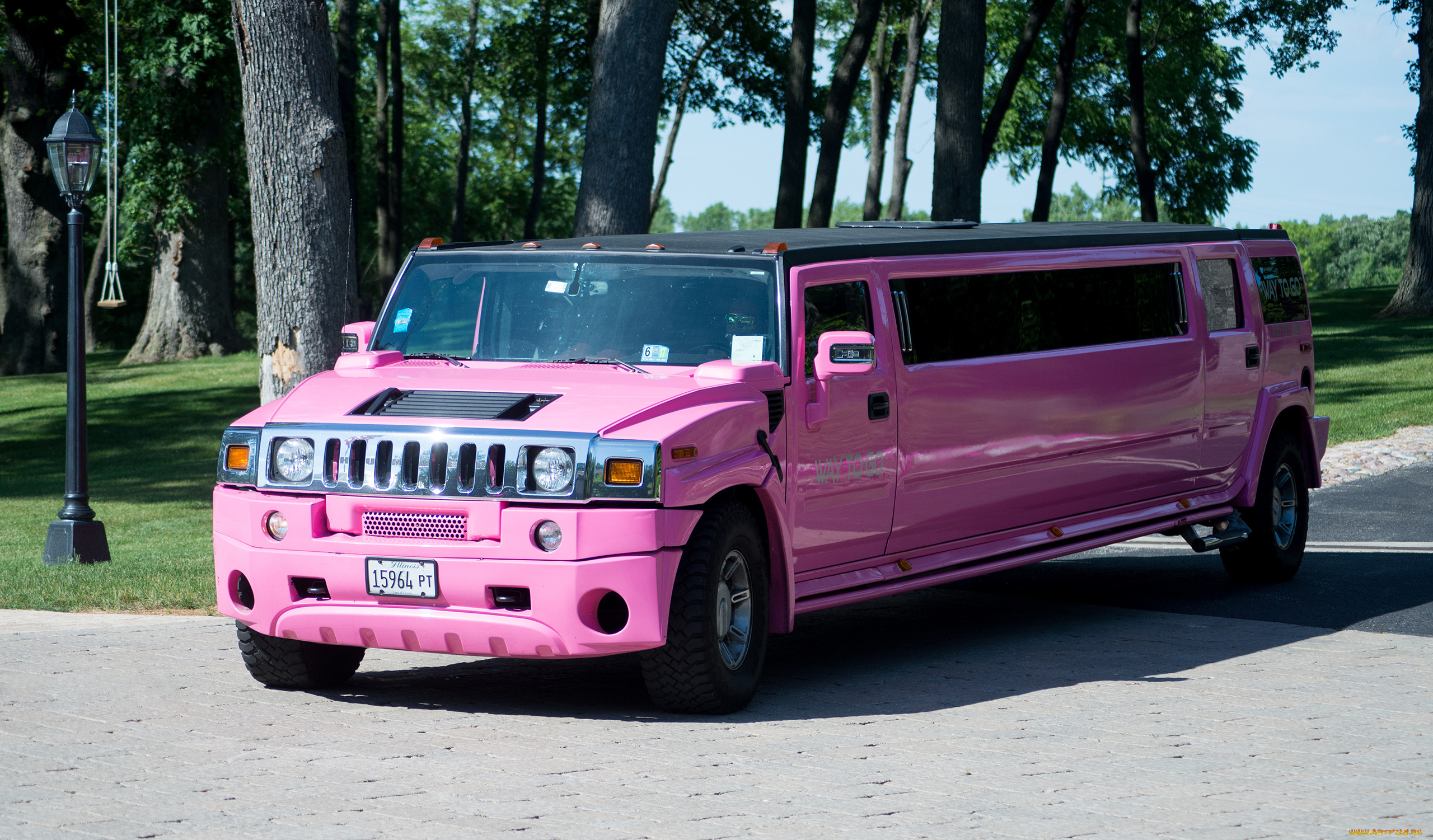 pink, hummer, h2, limousine, 2012, автомобили, hummer, 2012, limousine, h2, pink