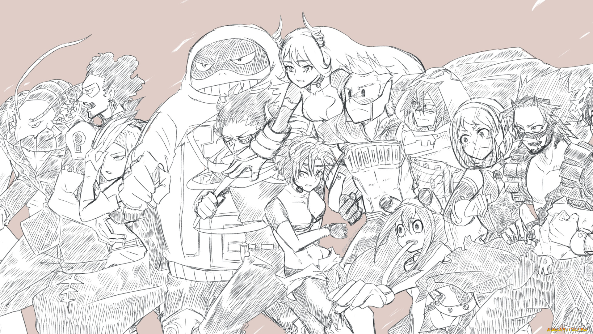 аниме, boku, no, hero, academia, моя, геройская, академия