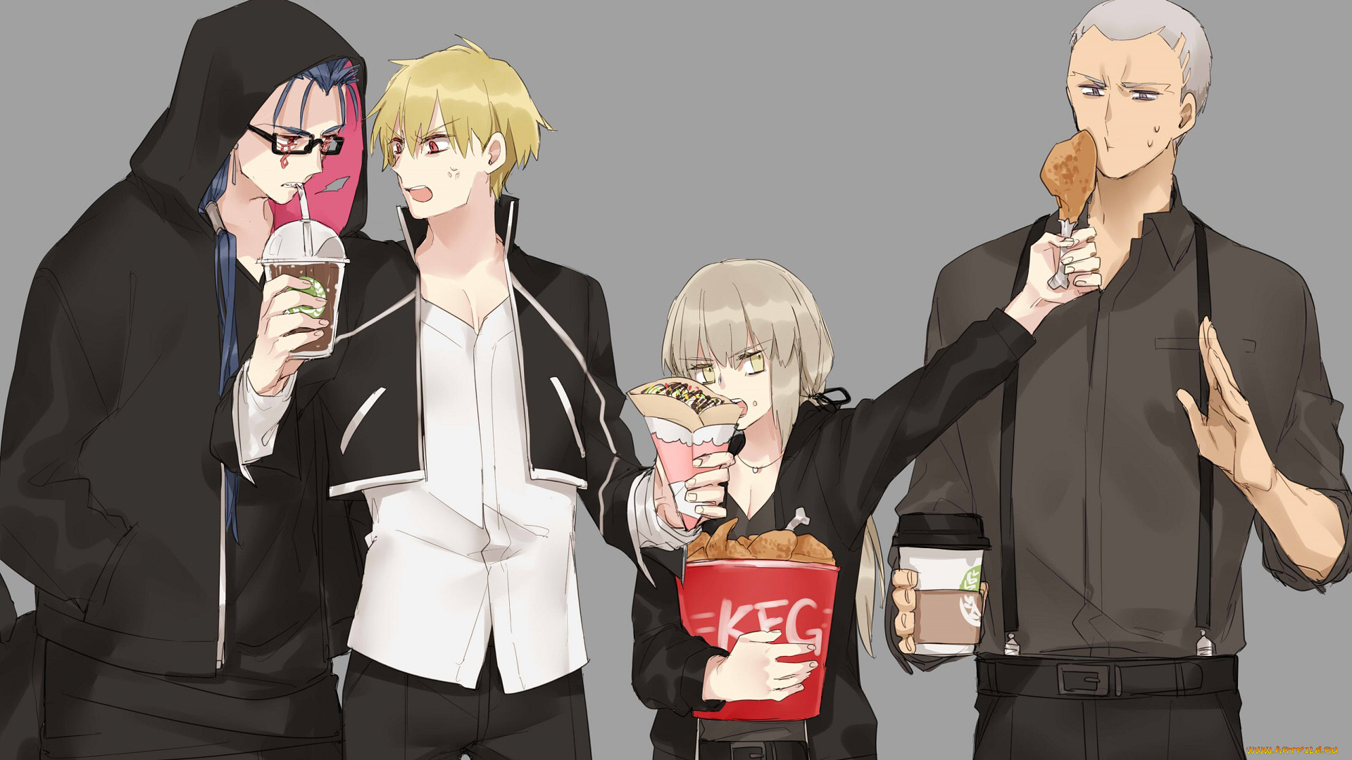 аниме, fate, stay, night, , grand, order, , apocrypha, судьба, великий, приказ