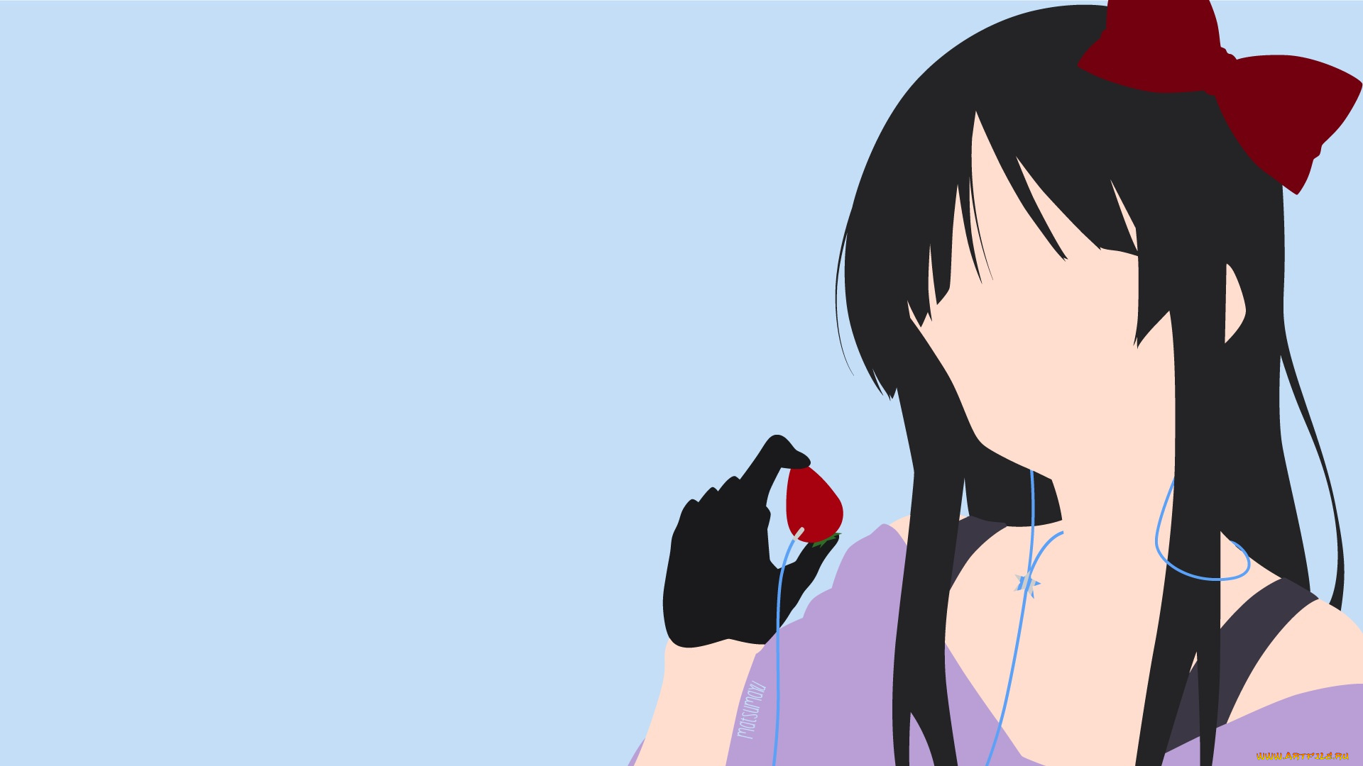 аниме, k-on, фон, девушка, взгляд