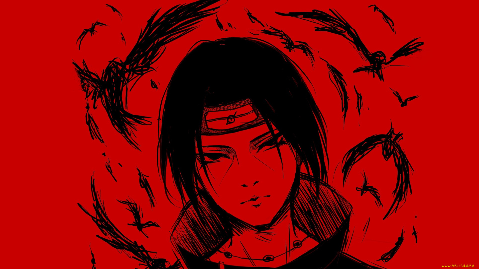 аниме, naruto, итачи