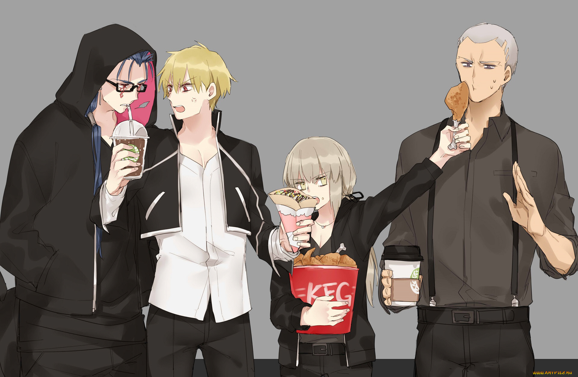 аниме, fate, stay, night, , grand, order, , apocrypha, судьба, великий, приказ