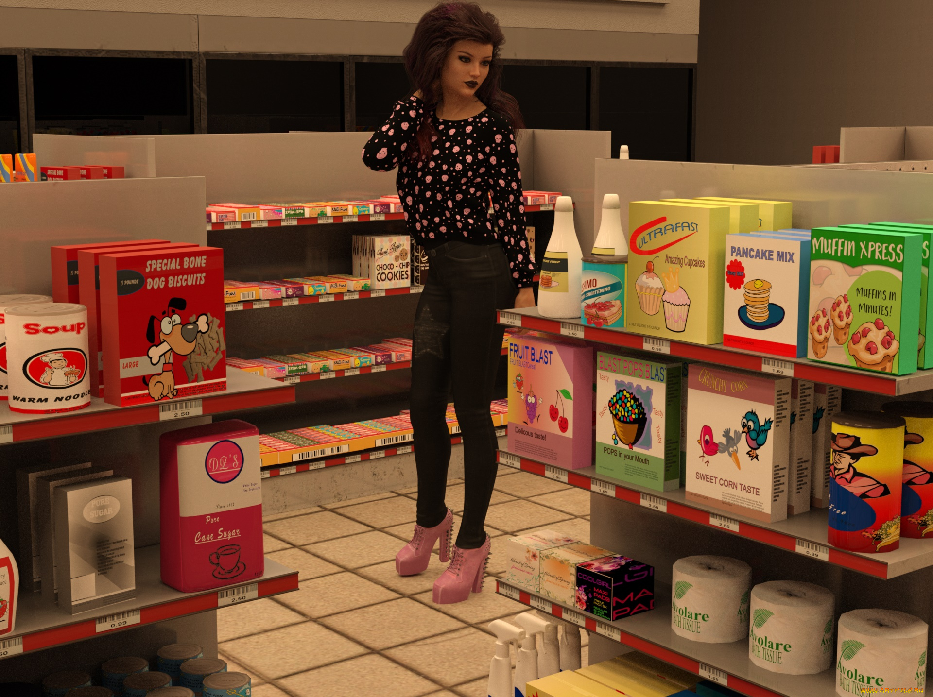 3д, графика, люди, , people, фон, взгляд, девушка