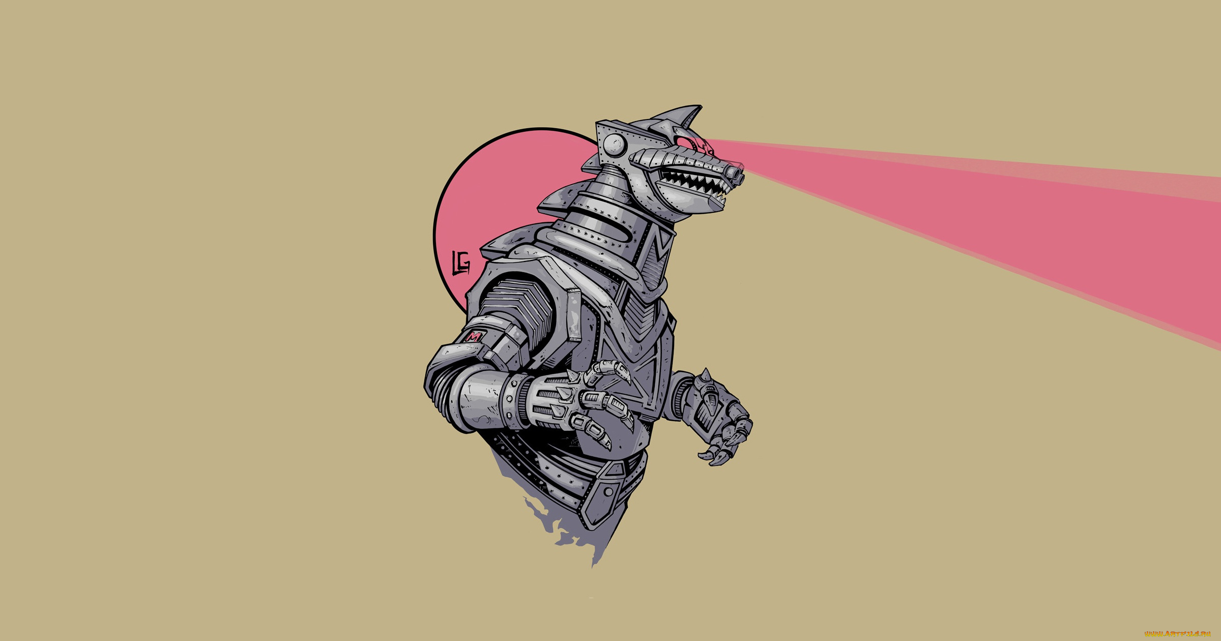 рисованное, минимализм, монстр, фон, годзилла, арт, art, godzilla, kaiju, creatures, by, leonardo, gonzalez, portraits, lg, mecha