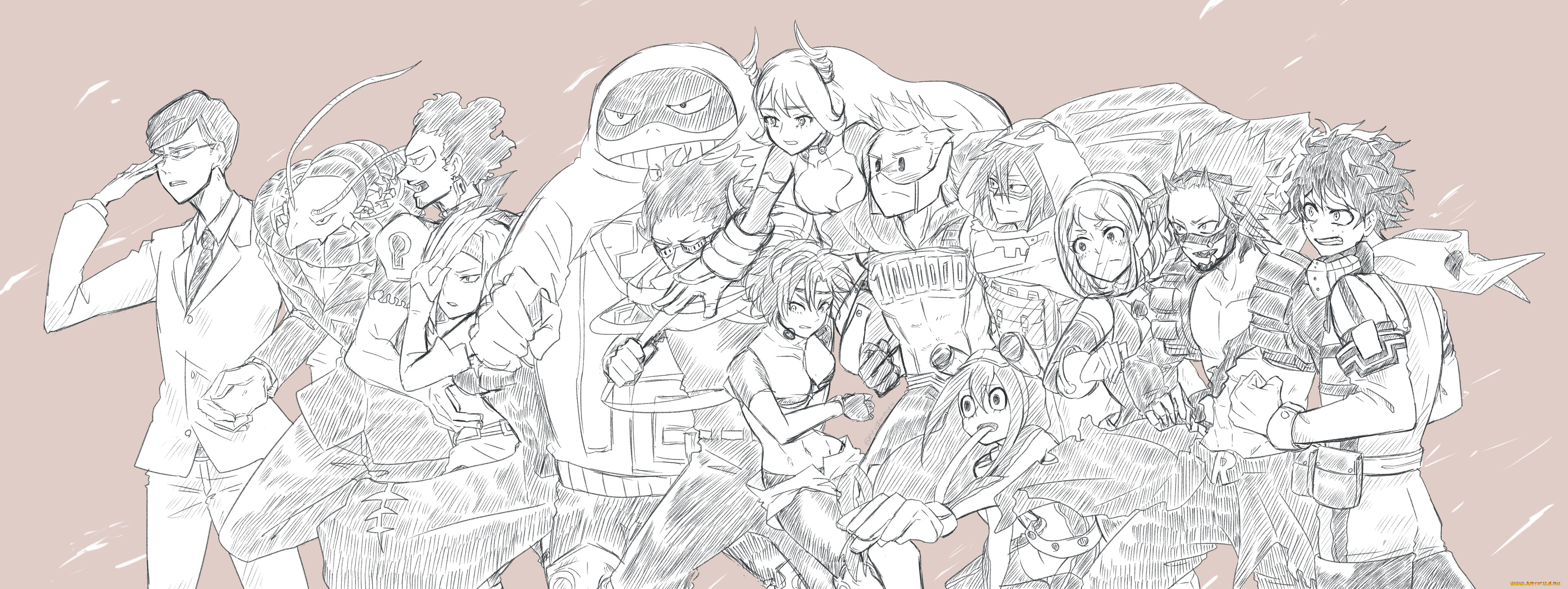 аниме, boku, no, hero, academia, моя, геройская, академия