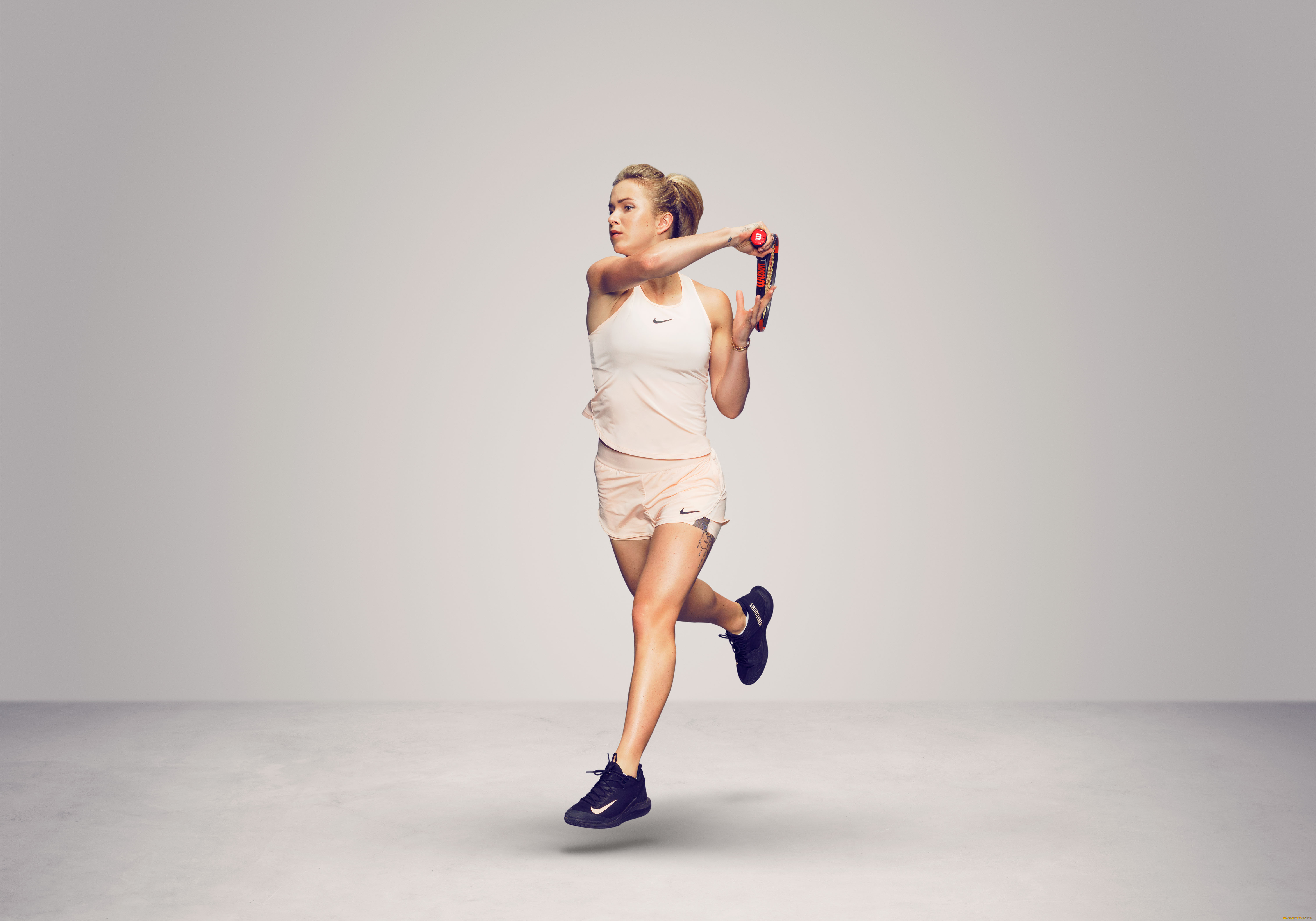 спорт, теннис, девушка, взгляд, фон, elina, svitolina