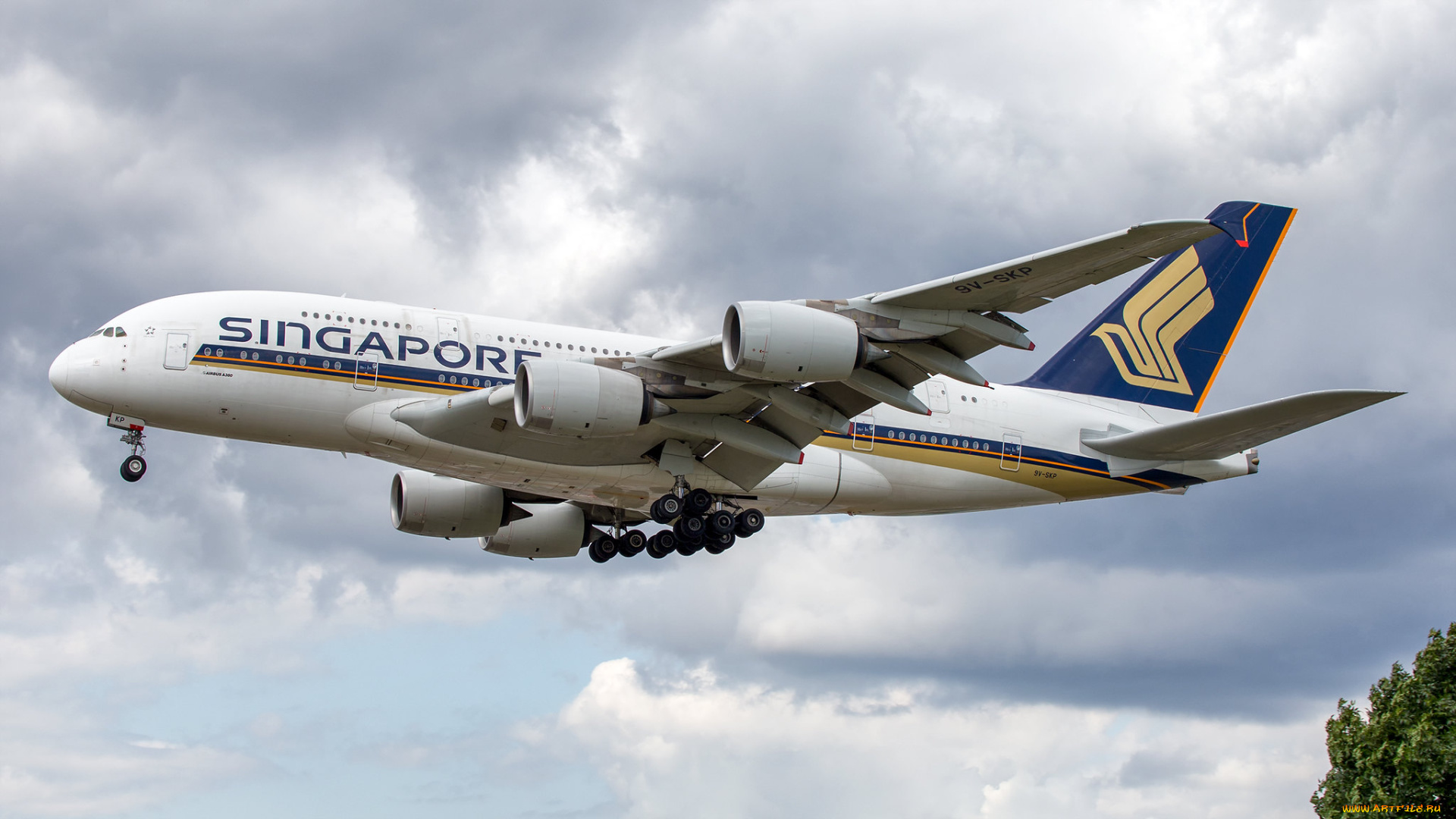 airbus, a380-841, авиация, пассажирские, самолёты, авиалайнер