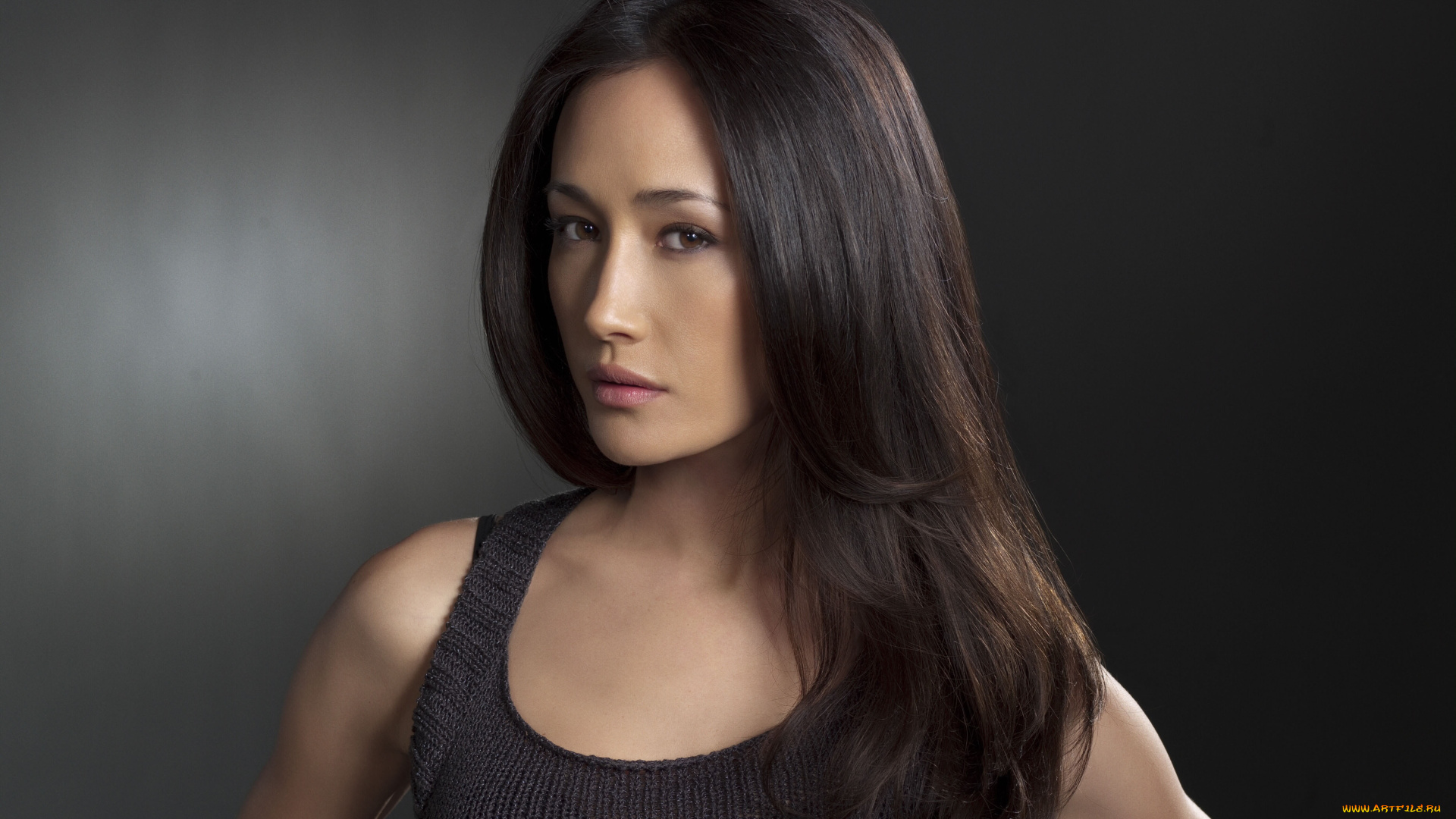 девушки, maggie, q, майка, лицо, шатенка, актриса