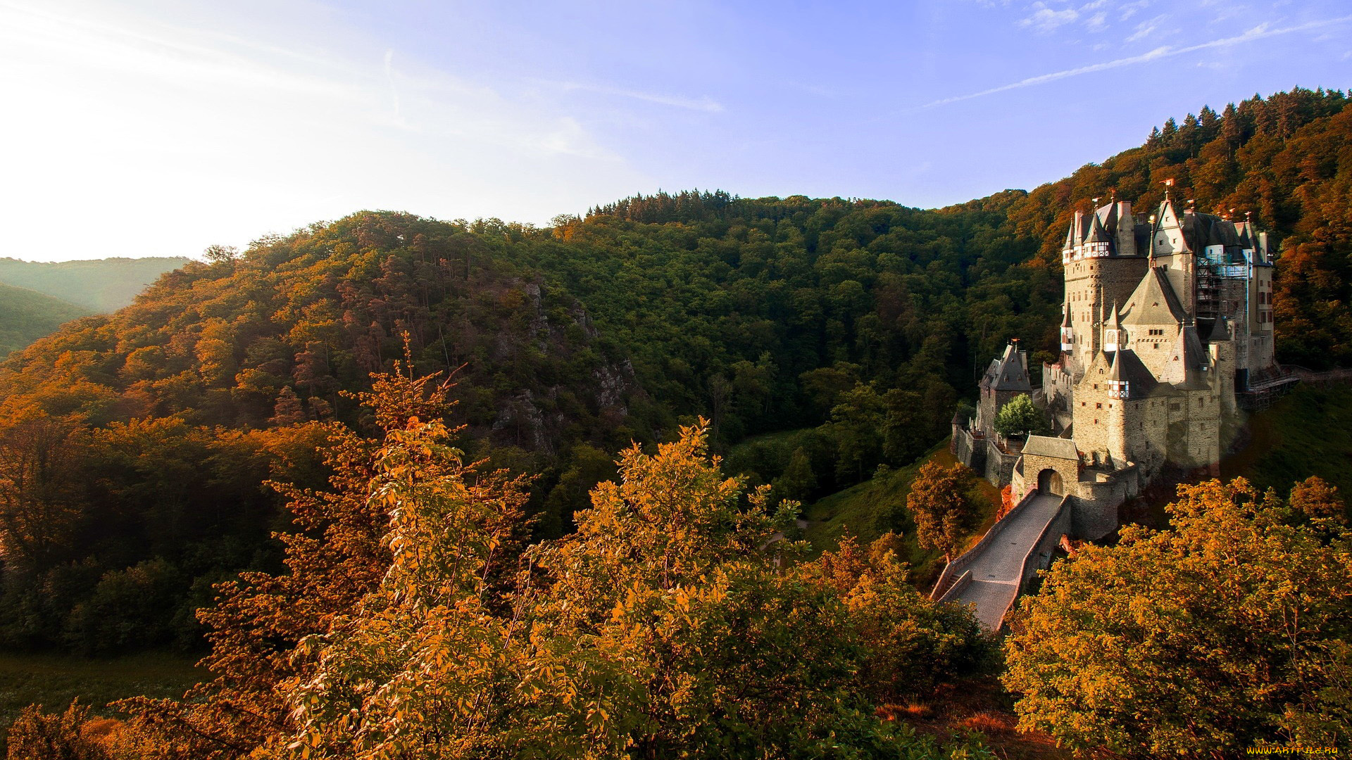 eltz, castle, города, замки, германии, eltz, castle