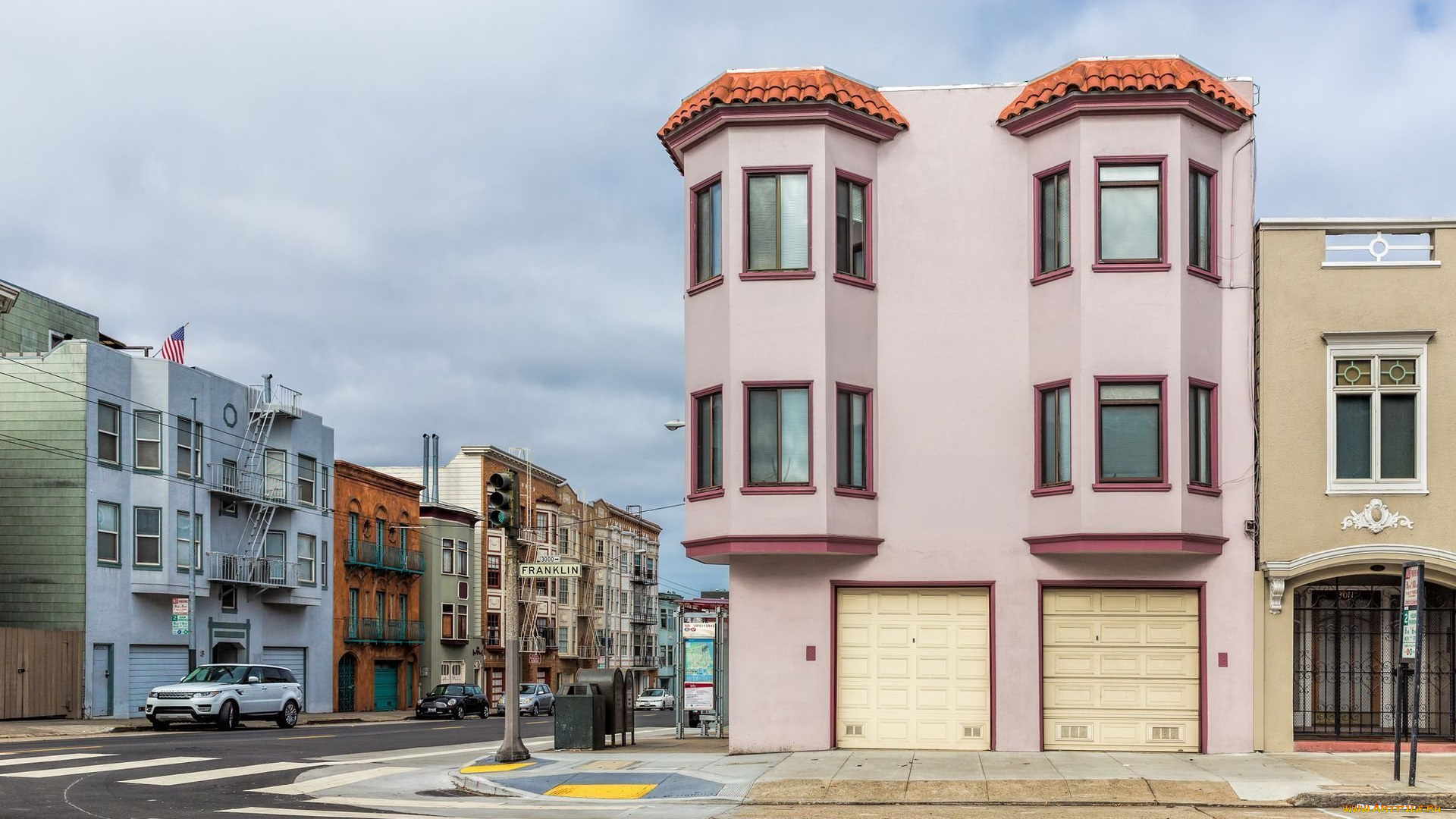 города, сан-франциско, , сша, улица, здания