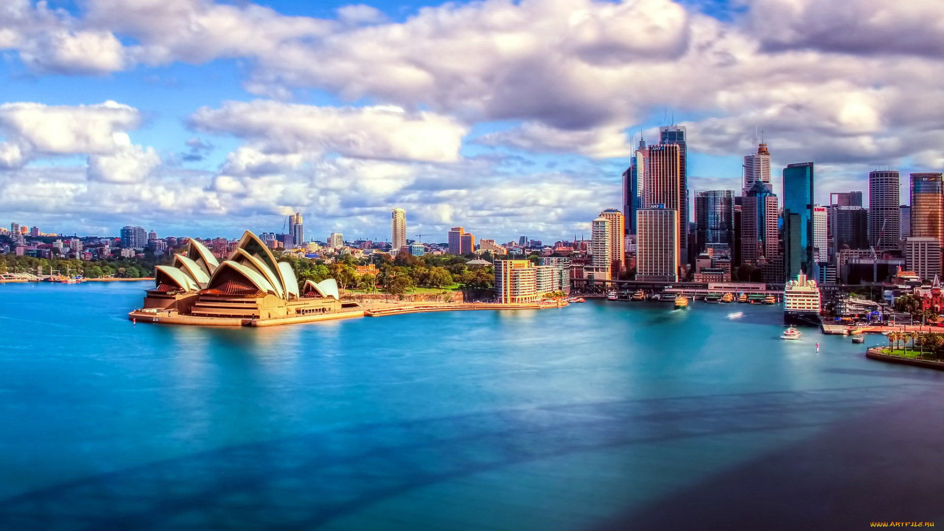 города, сидней, , австралия, опера