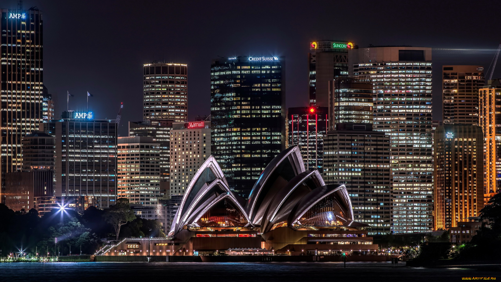 города, сидней, , австралия, опера