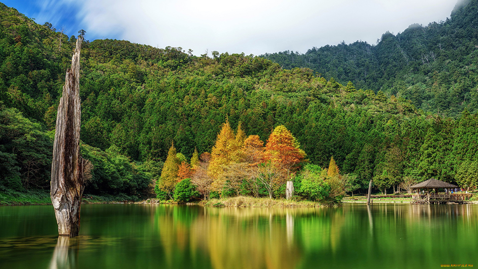 природа, реки, озера, река, осень