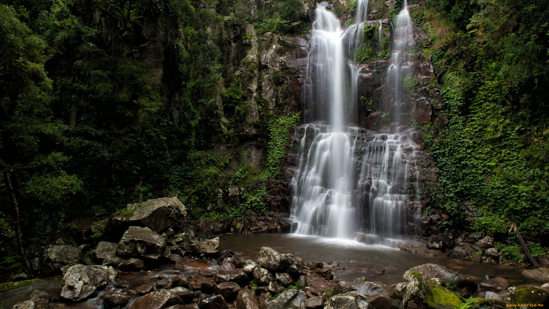 природа, водопады, простор