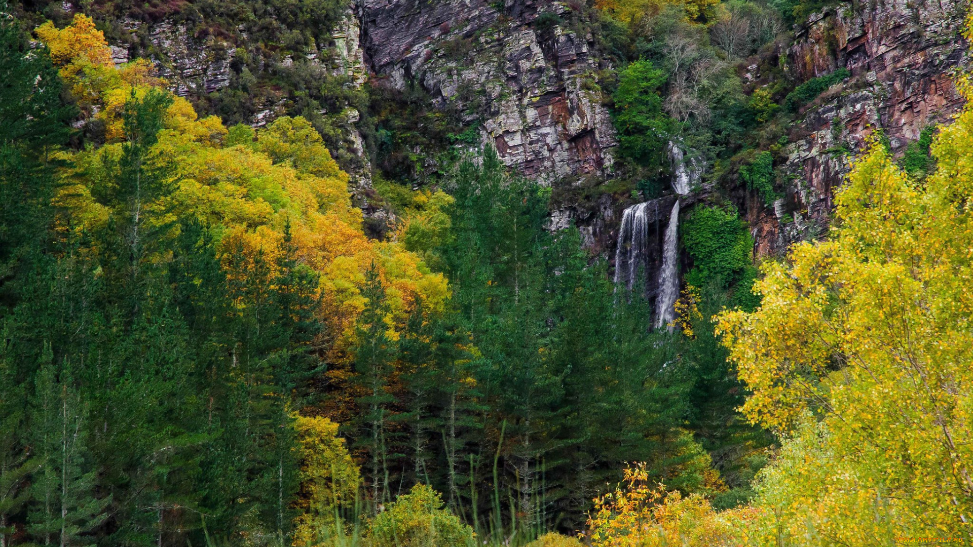 природа, водопады, простор