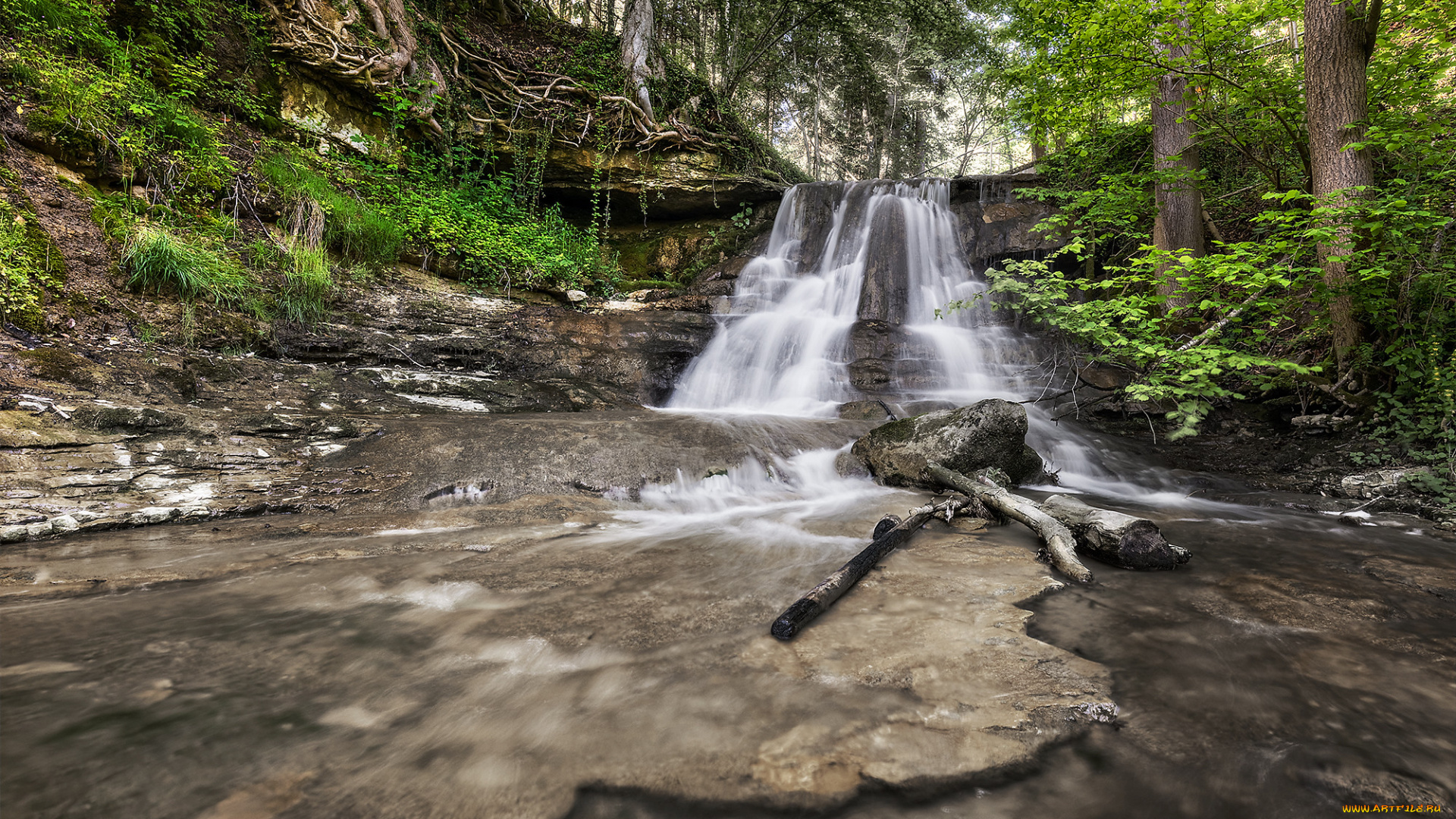 природа, водопады, простор