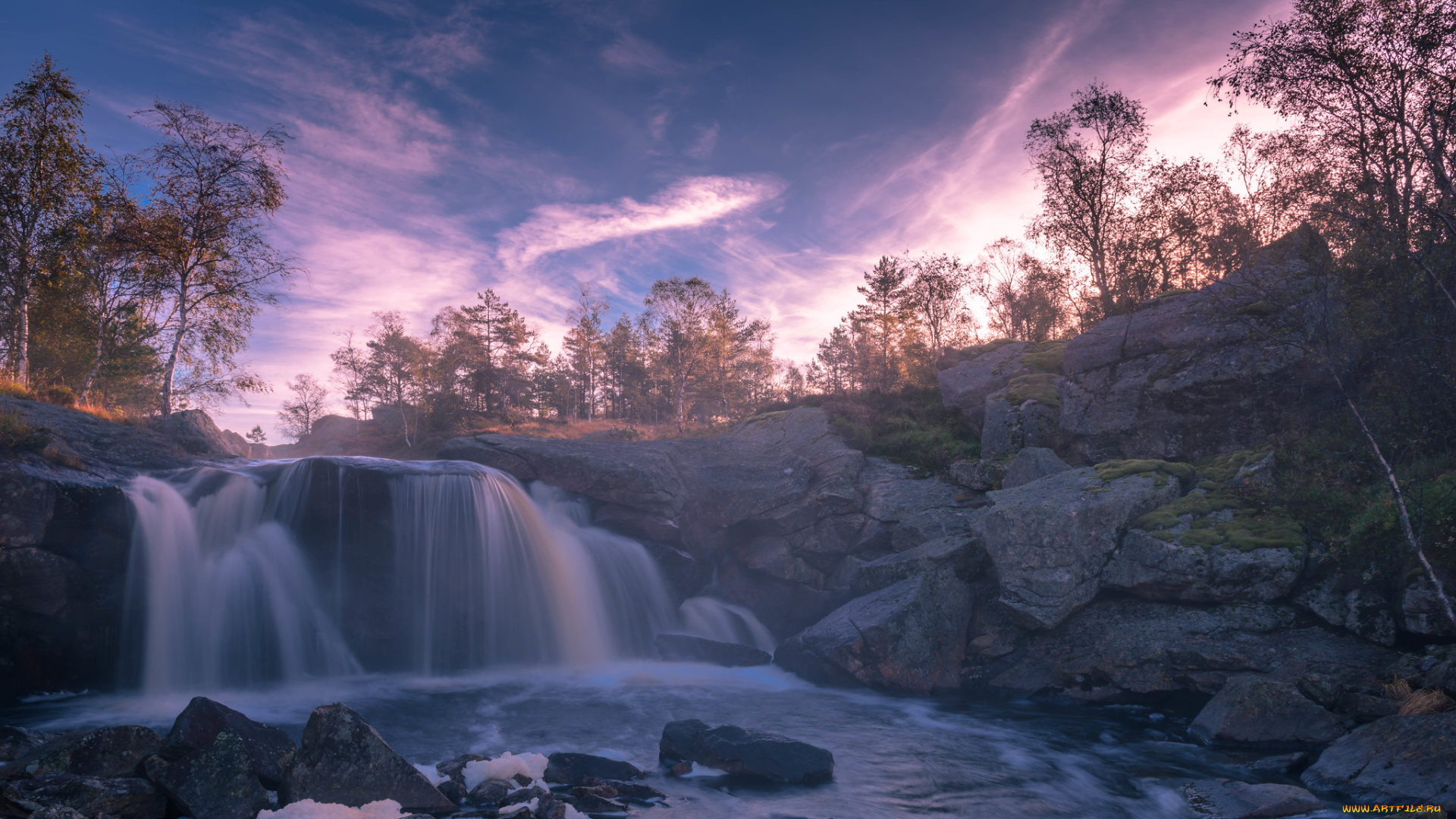 природа, водопады, простор