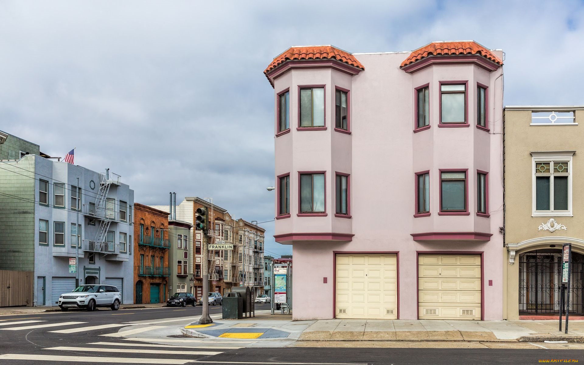 города, сан-франциско, , сша, улица, здания