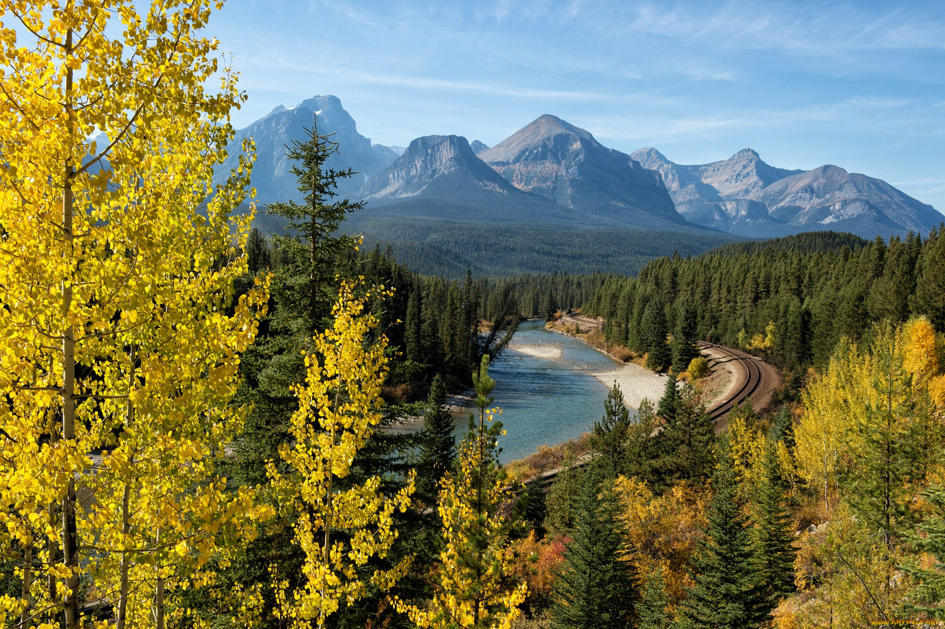 природа, горы, простор