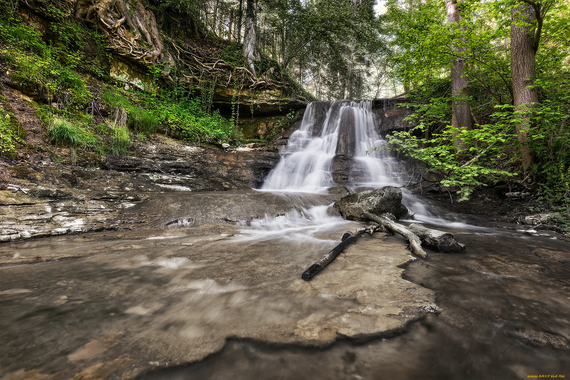 природа, водопады, простор