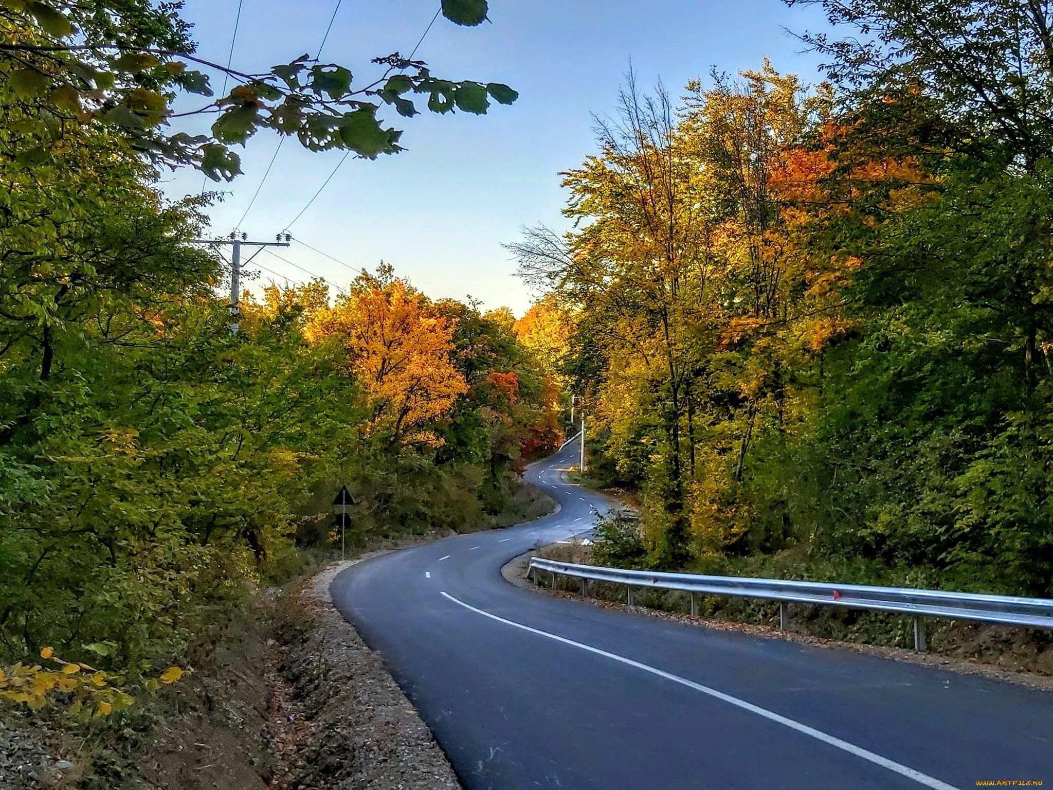 природа, дороги, шоссе