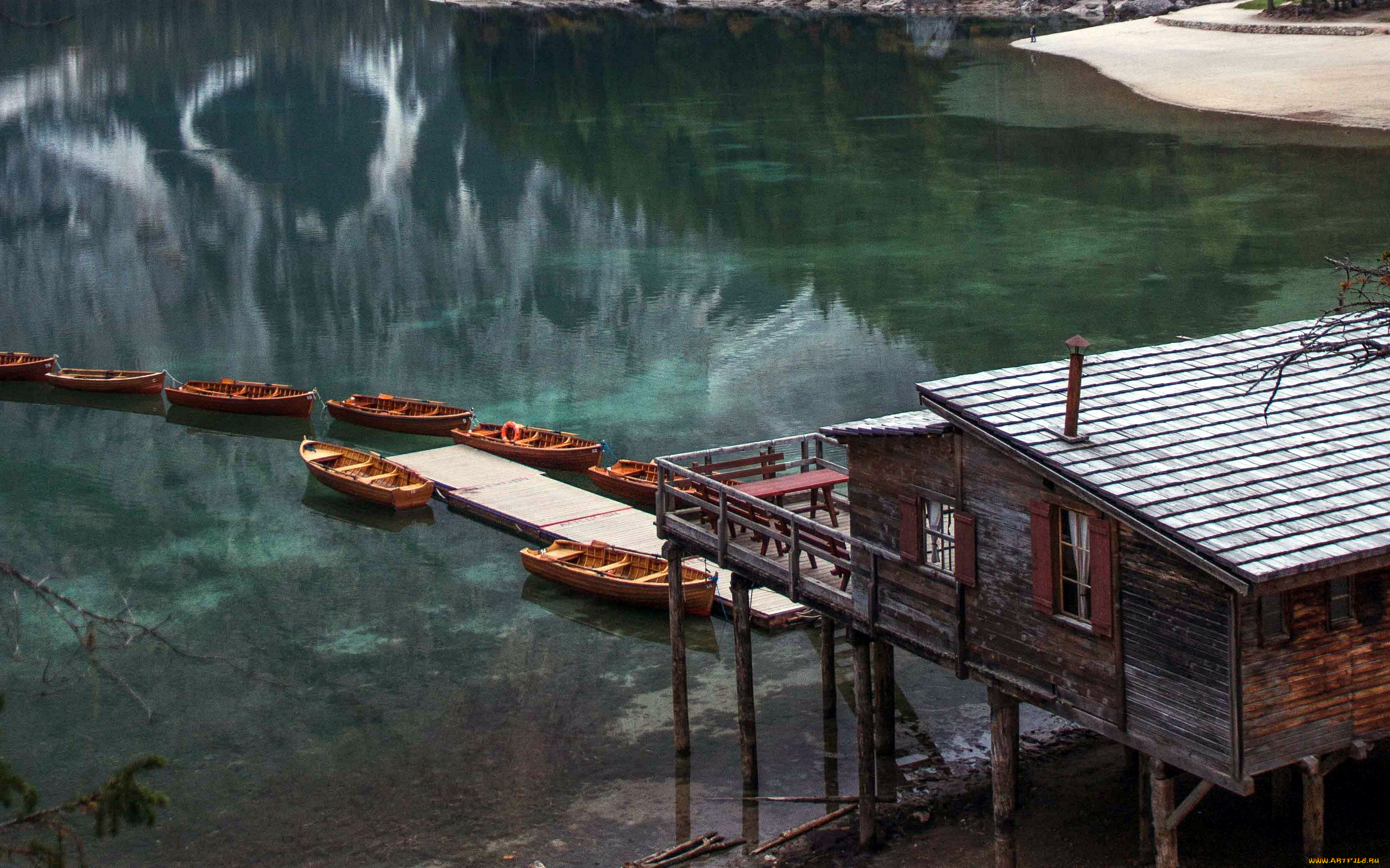 корабли, лодки, , шлюпки, отражение, озеро