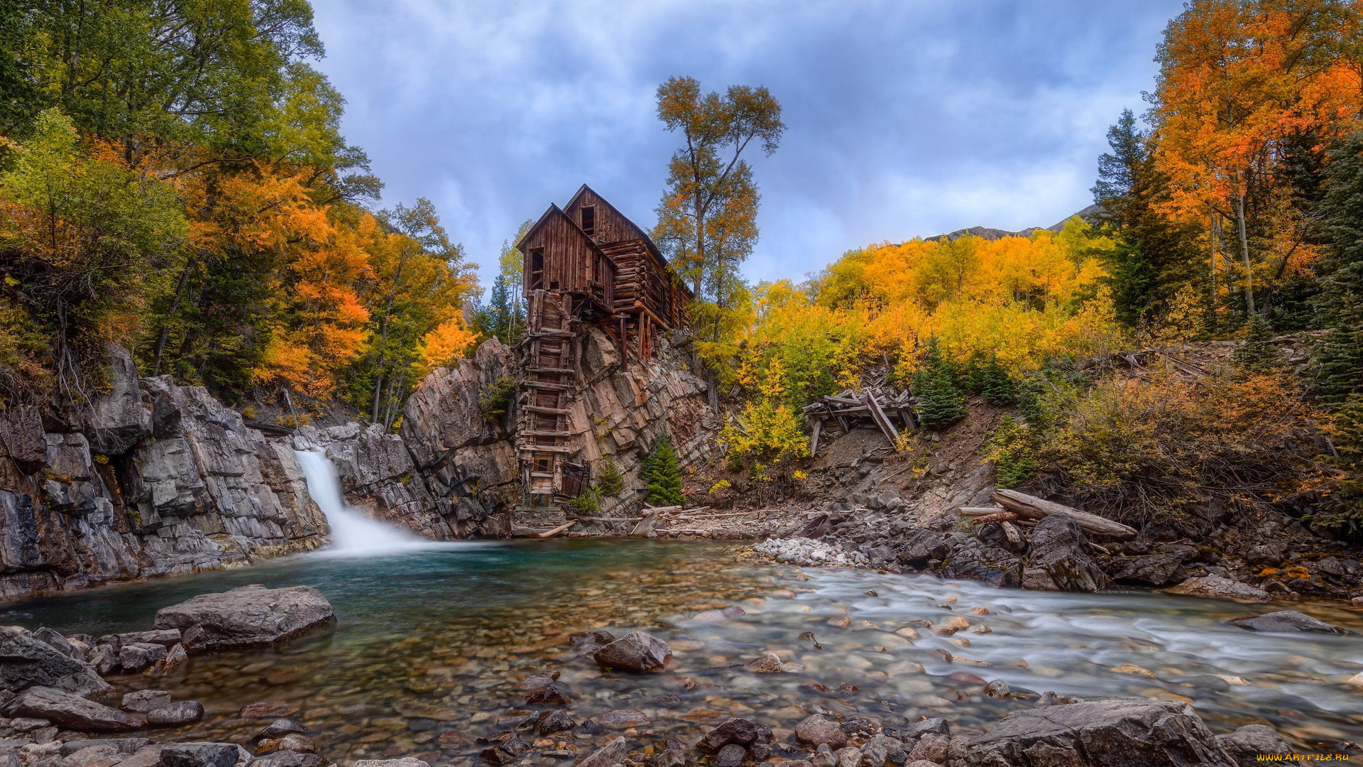 crystal, mill, colorado, crystal, river, usa, разное, мельницы, crystal, mill, river
