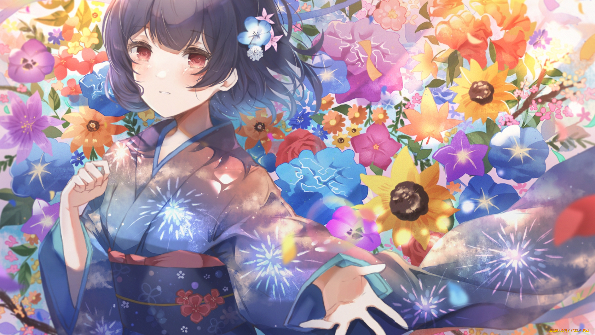 аниме, idolm@ster, shiny, colors